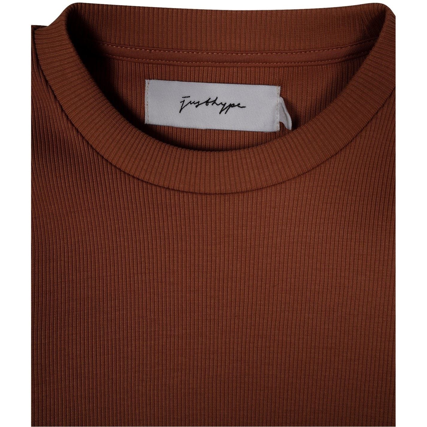 Hype Rib Cropped Regular Fit T-Shirt