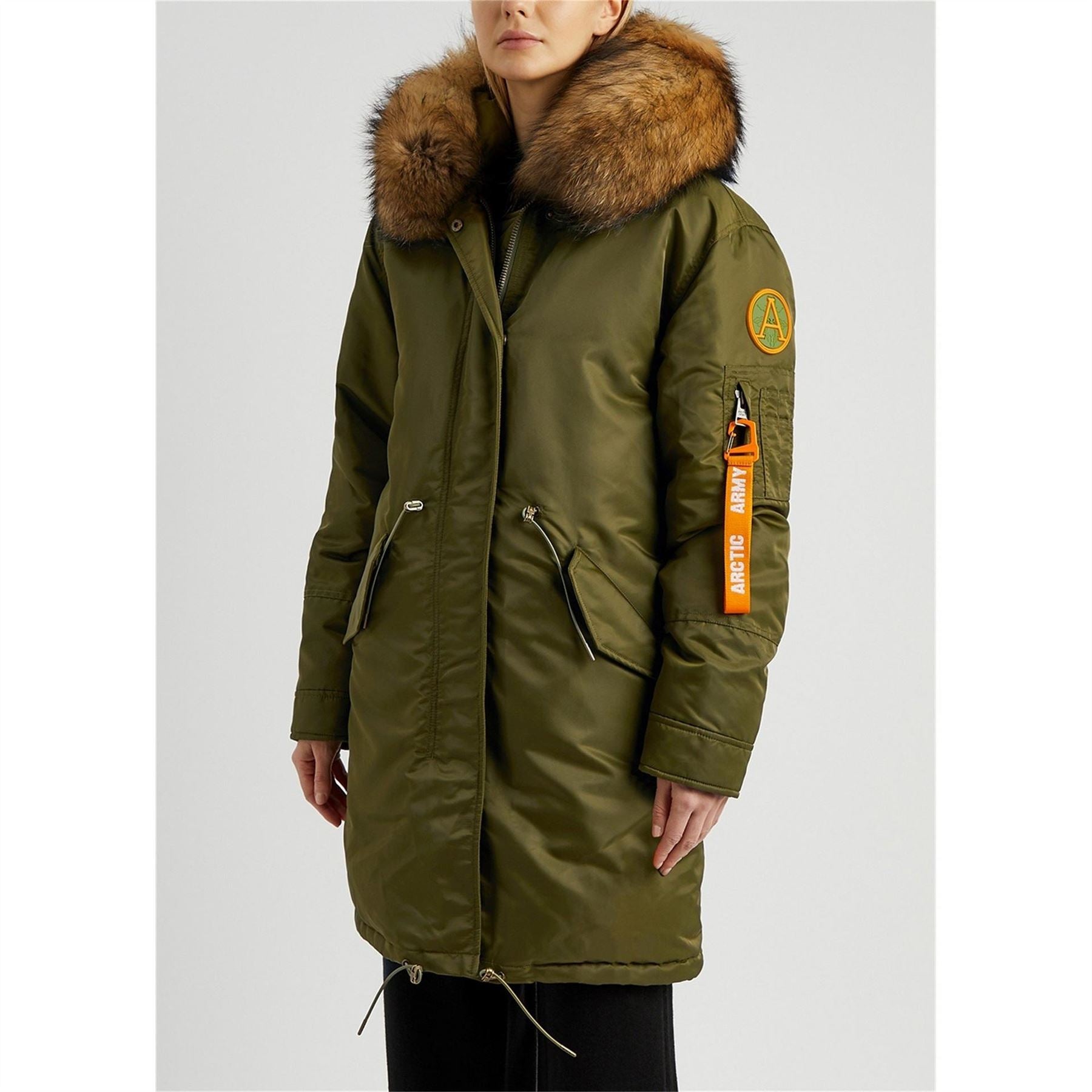 Arctic Army Parka Fur Hooded Jacket