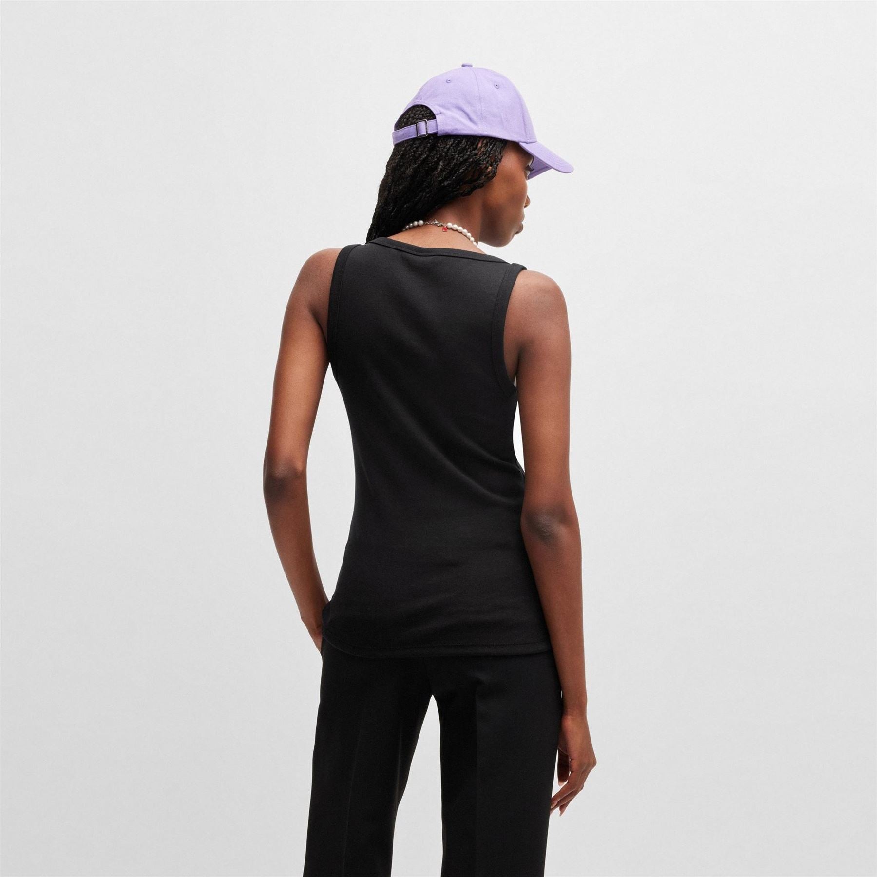 Hugo Scoop Neck Slim Fit Tank