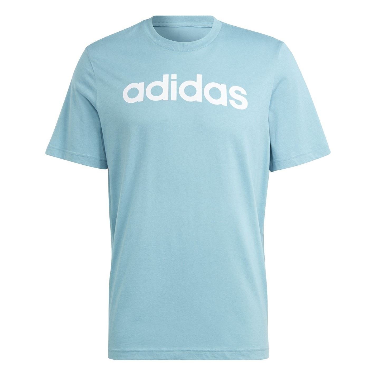 adidas Mens Essentials Single Jersey Logo T-Shirt