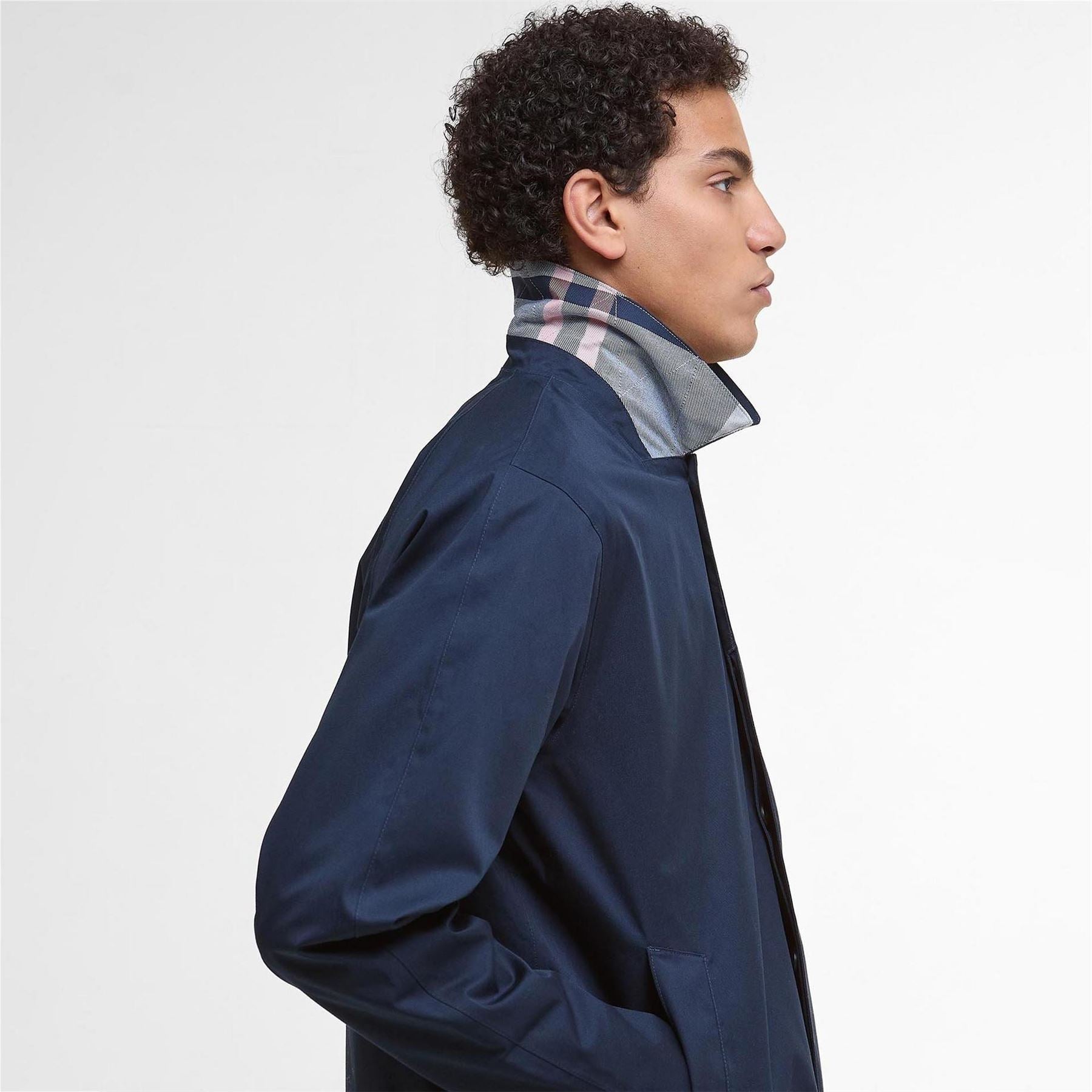 Barbour Lorden Thigh Length Long Sleeve Button Mac
