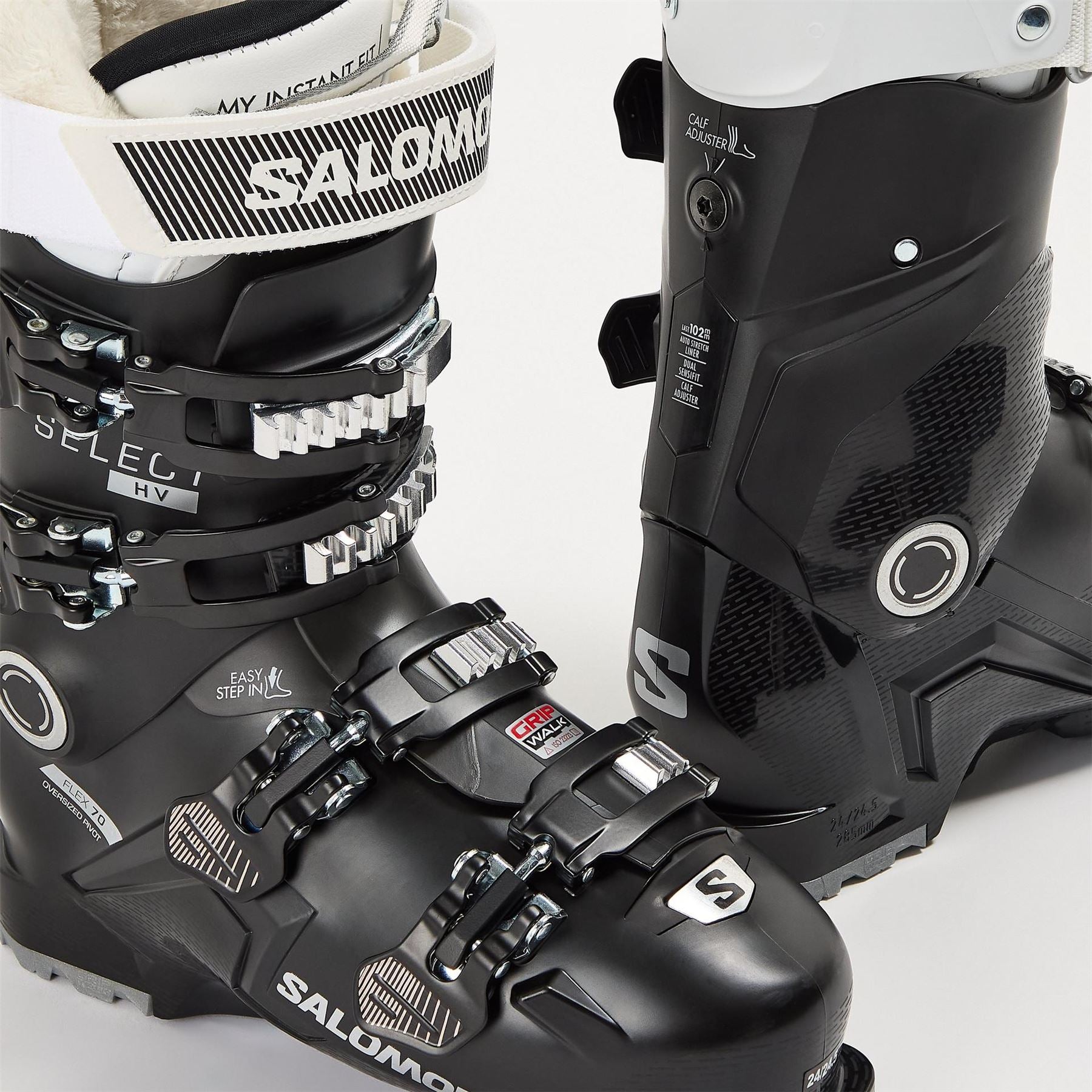 Salomon Womens Boots Select Hv 70 W Gw Bk Rose Wht Ski