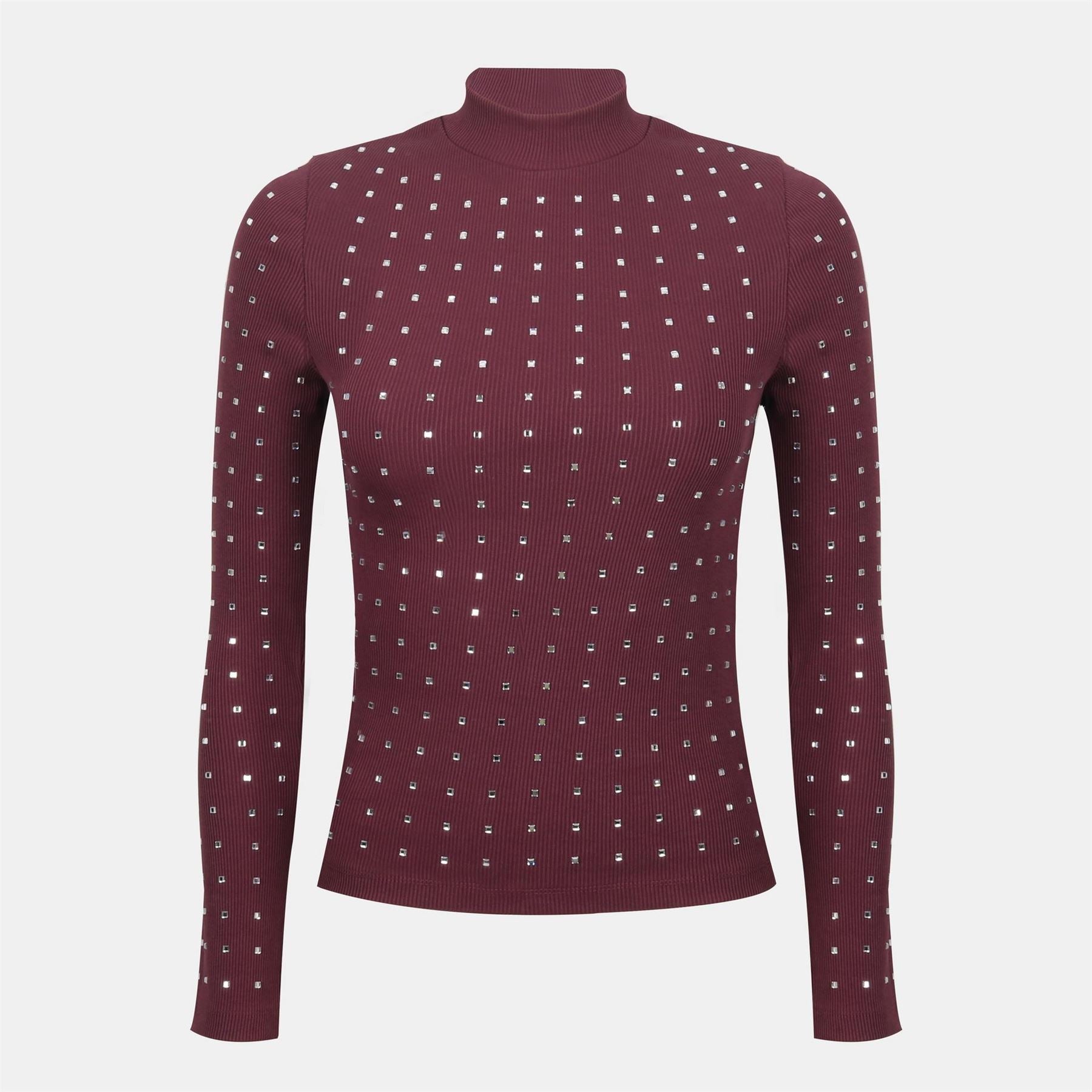 Biba Ribbed Long Sleeve Top
