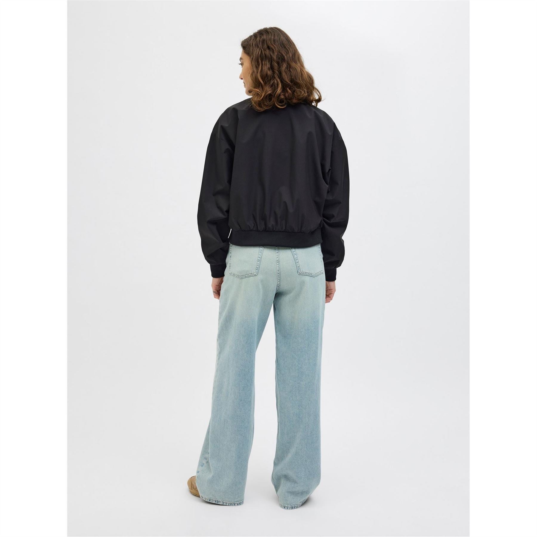 JJXX Ella Relaxed Fit Ribbed Cuff Bomber Jacket