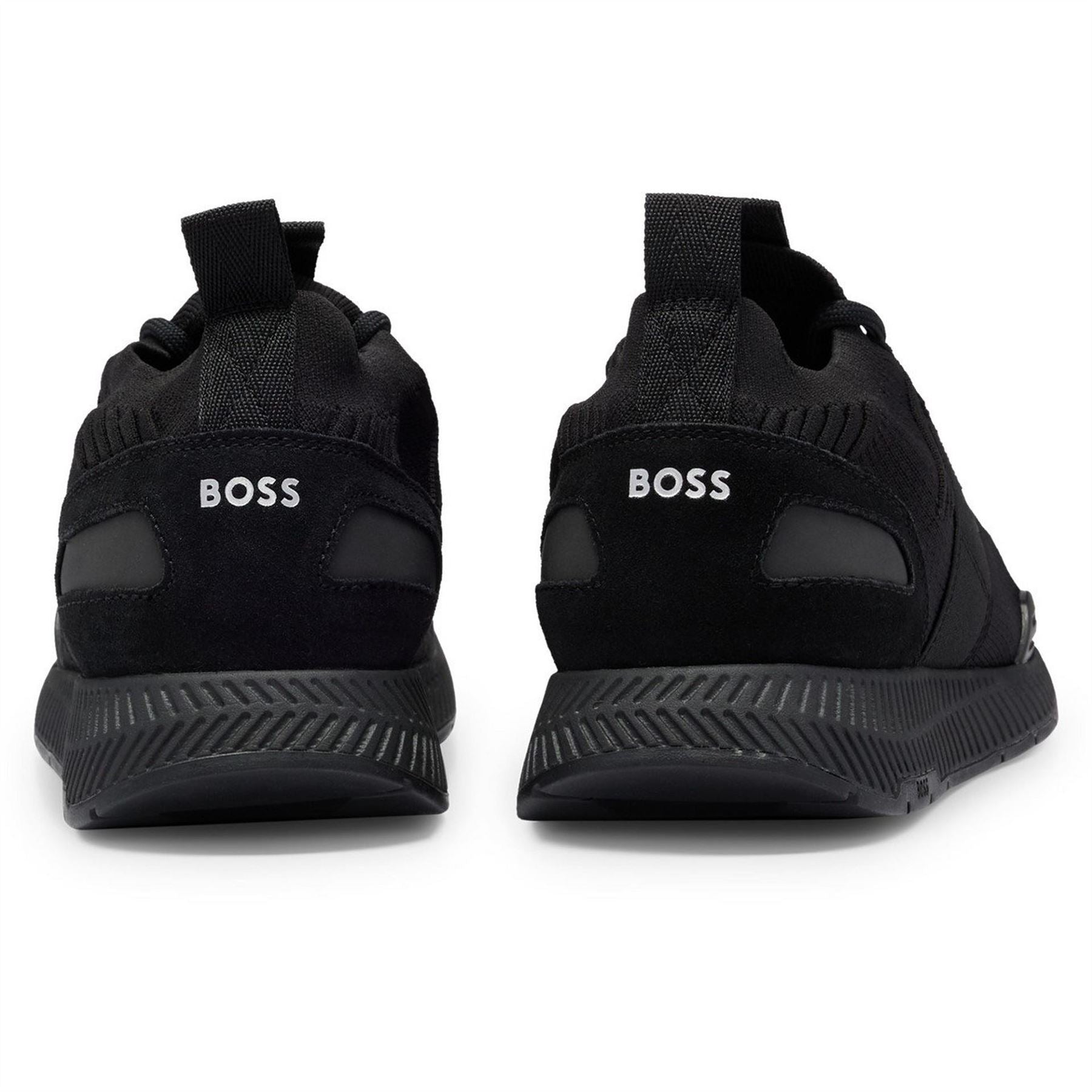 Boss Titanium Knit Trainers, Comfortable Design
