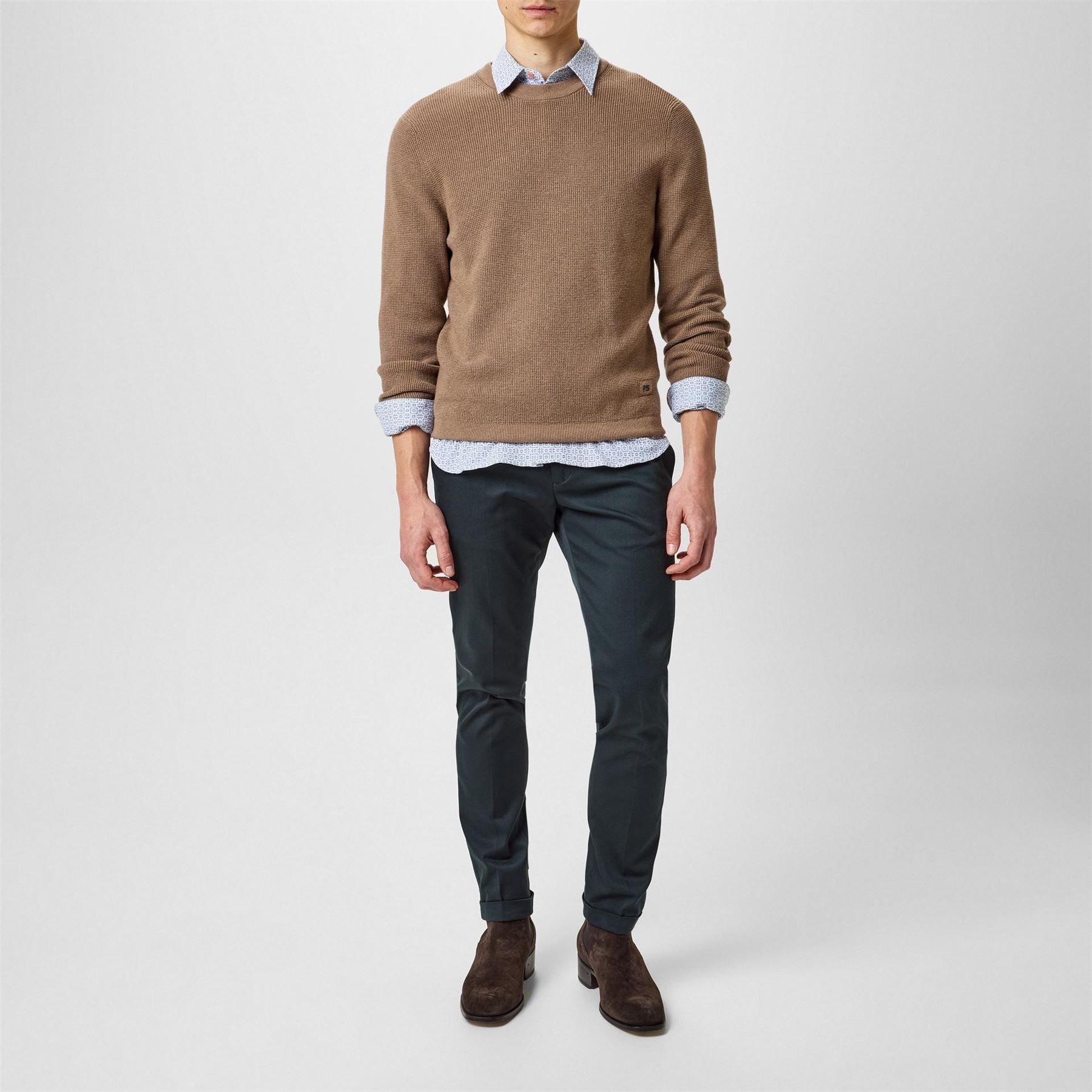 PS Paul Smith Crew Neck Regular Fit Long Sleeve Sweater