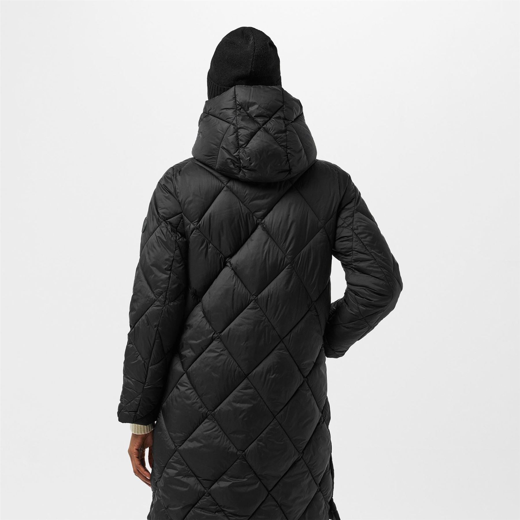 Lauren by Ralph Lauren Dia Q Real Leather Medium Puffer Jacket