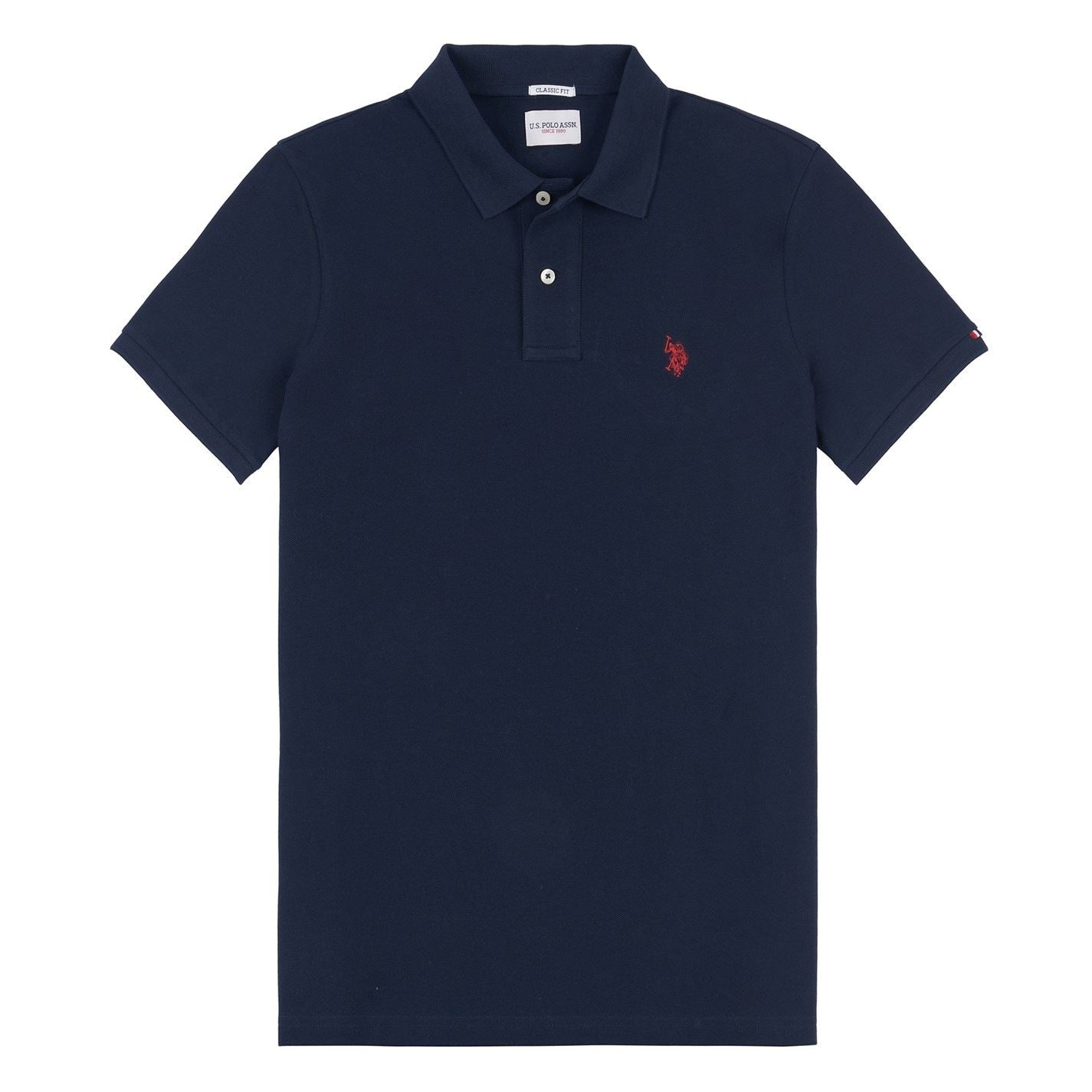 US Polo Assn Mens Pique Polo Top