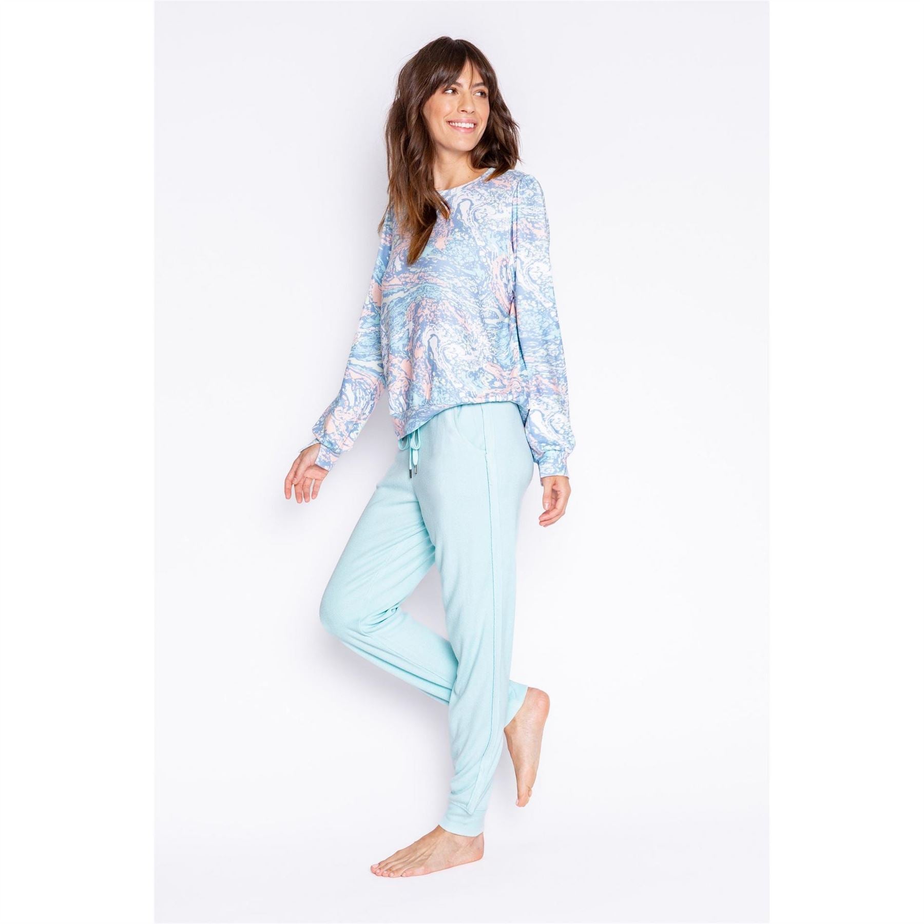 PJ Salvage Salv Tie Die Watercolour Shirt