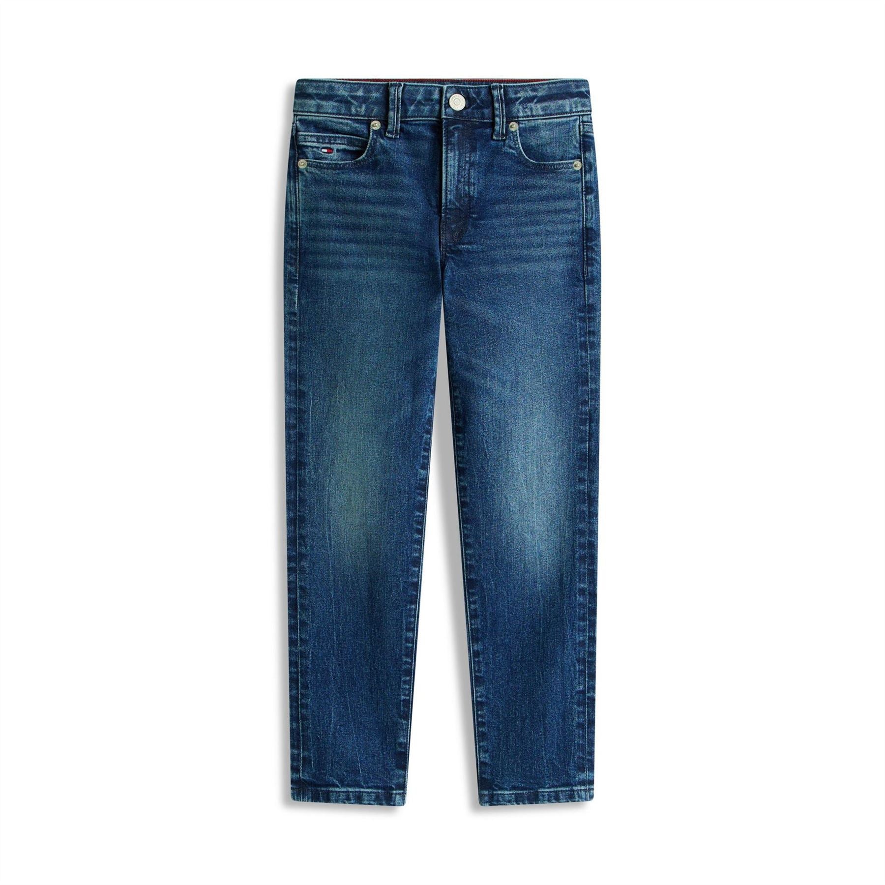 Tommy Hilfiger Mid Rise Straight Leg Jeans