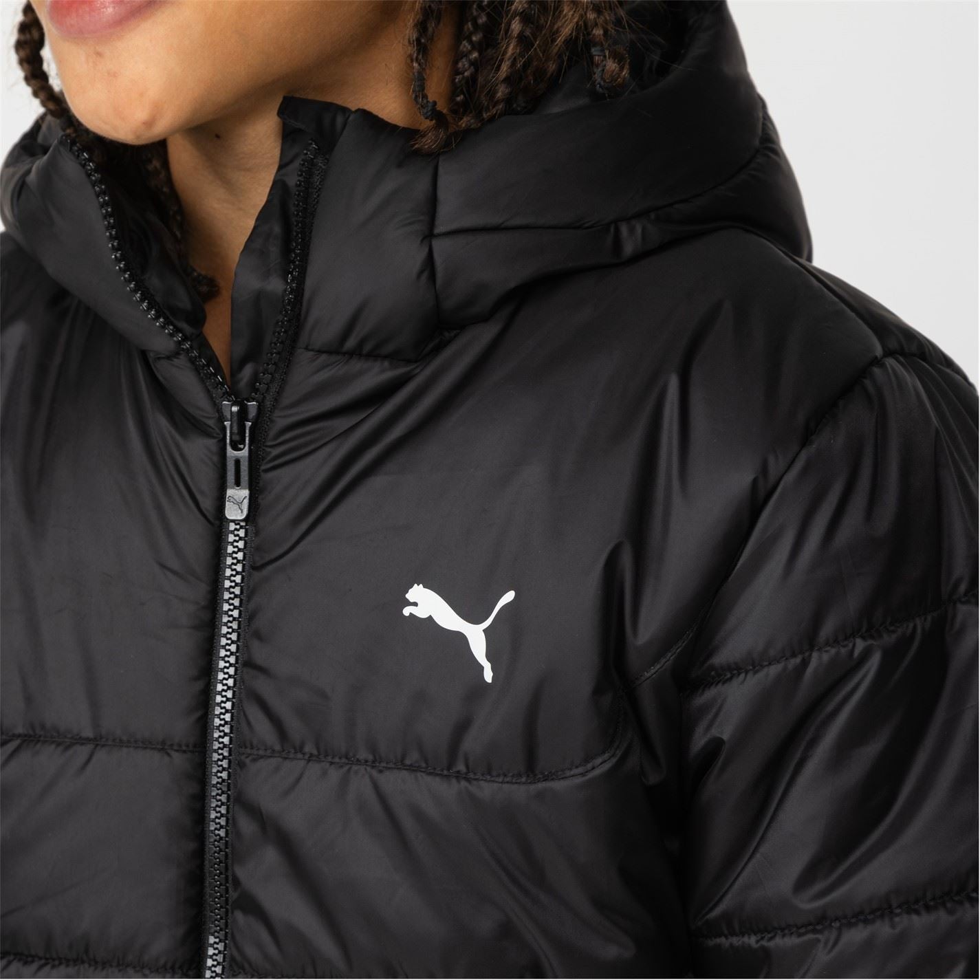 Puma PUMA Essentials Hooded Water Repellent Full Zip Padded Puffer Jacket