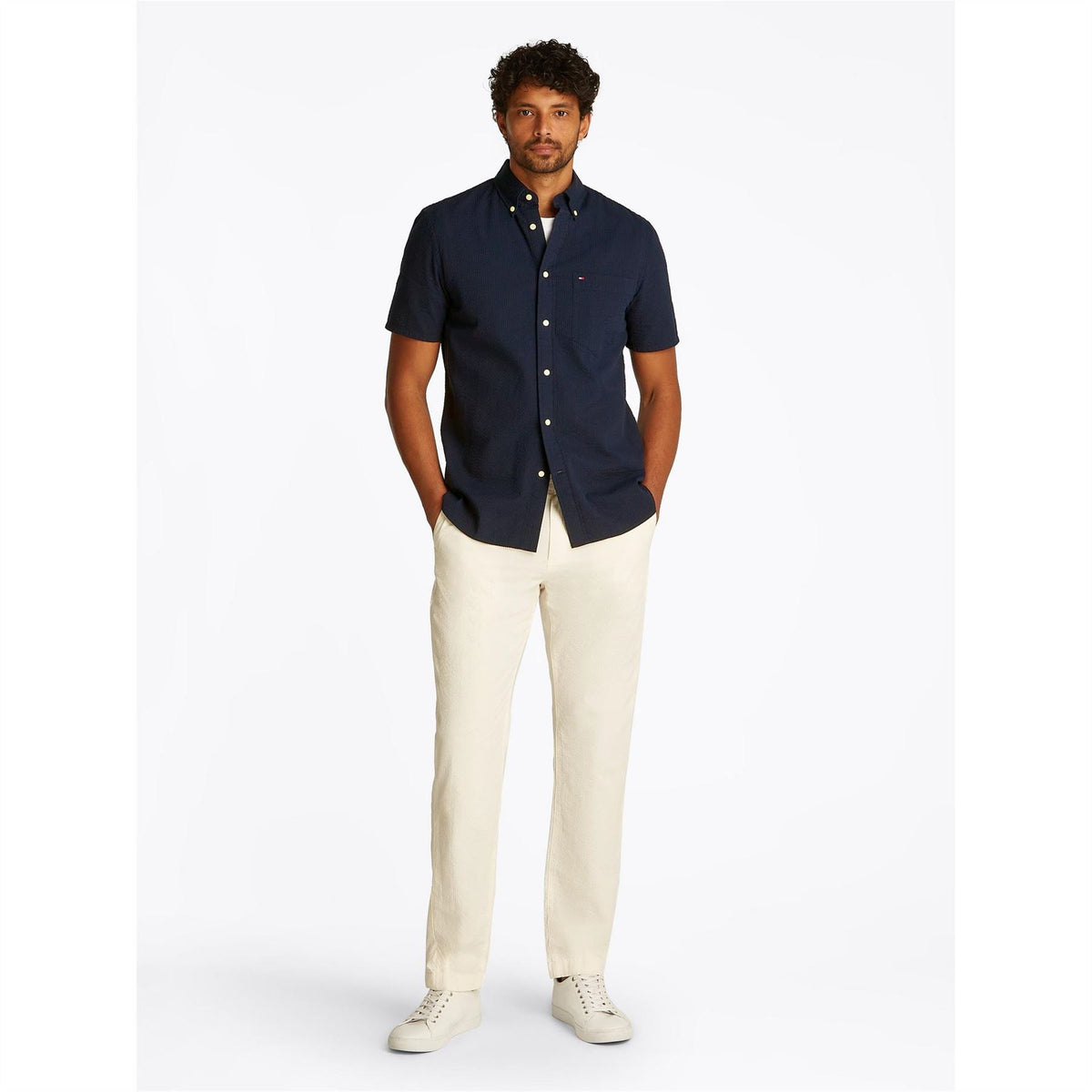 Tommy Hilfiger Regular Fit Button Down Collar Shirt