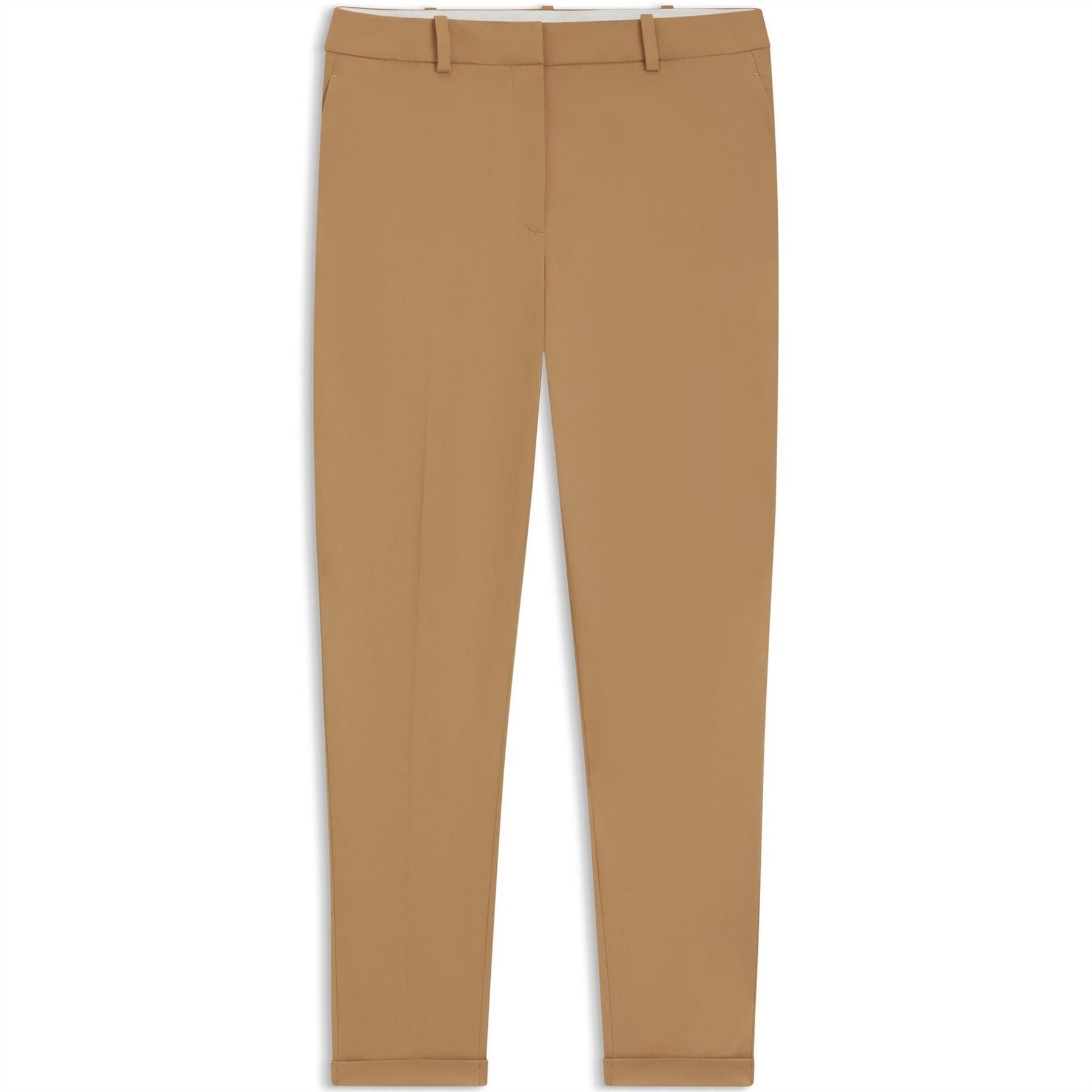 Boss Tachinoa Solid Patterned Straight Chinos