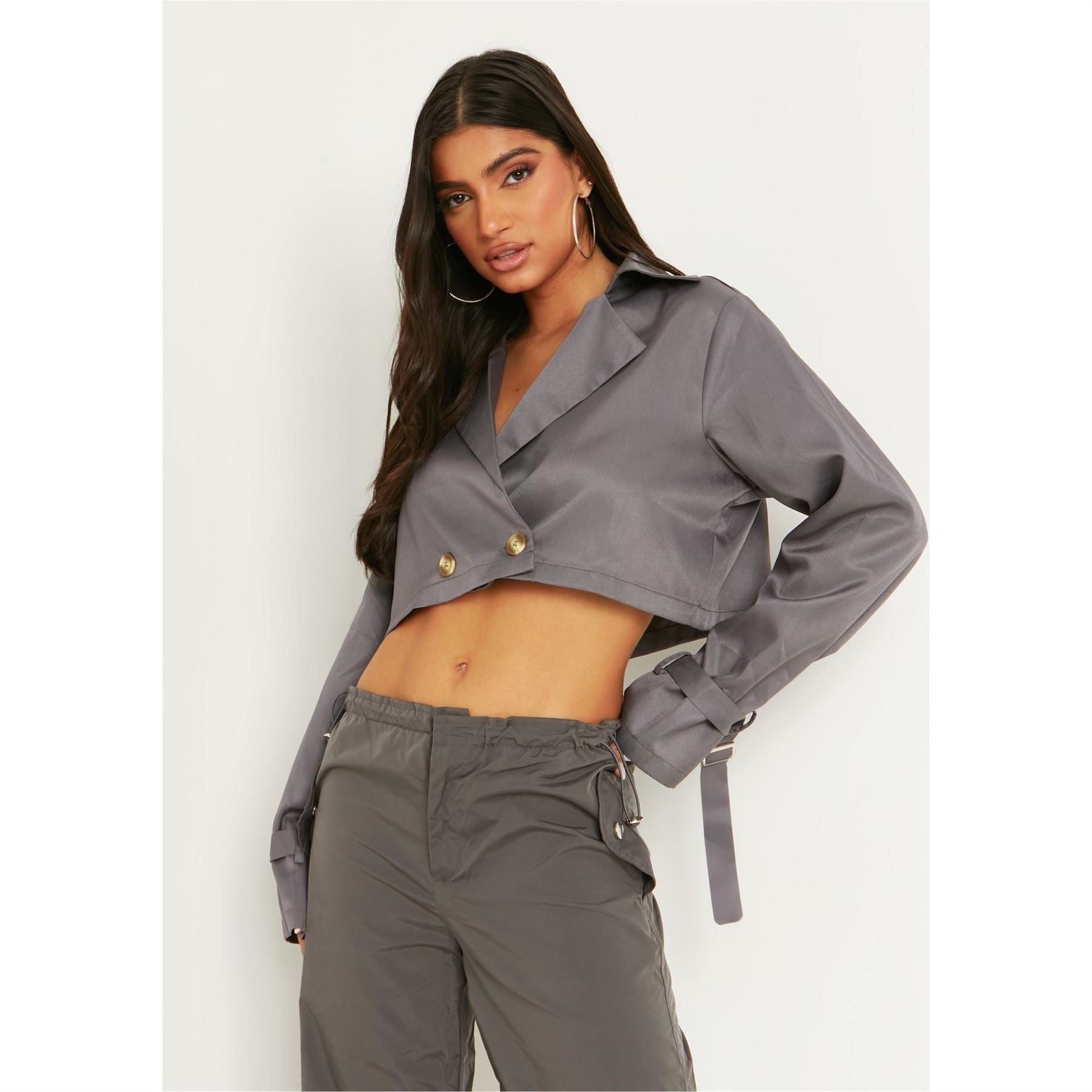 Missy Empire Crop Trench