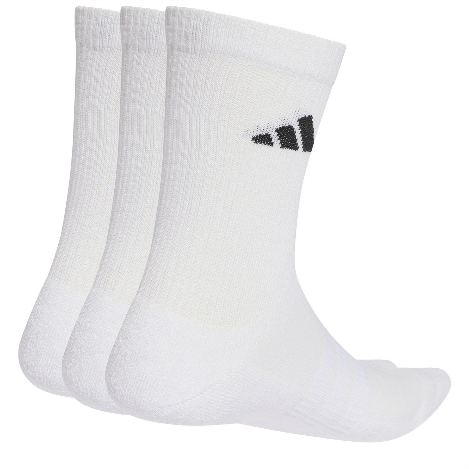 adidas 3 Pack Crew Socks Adults
