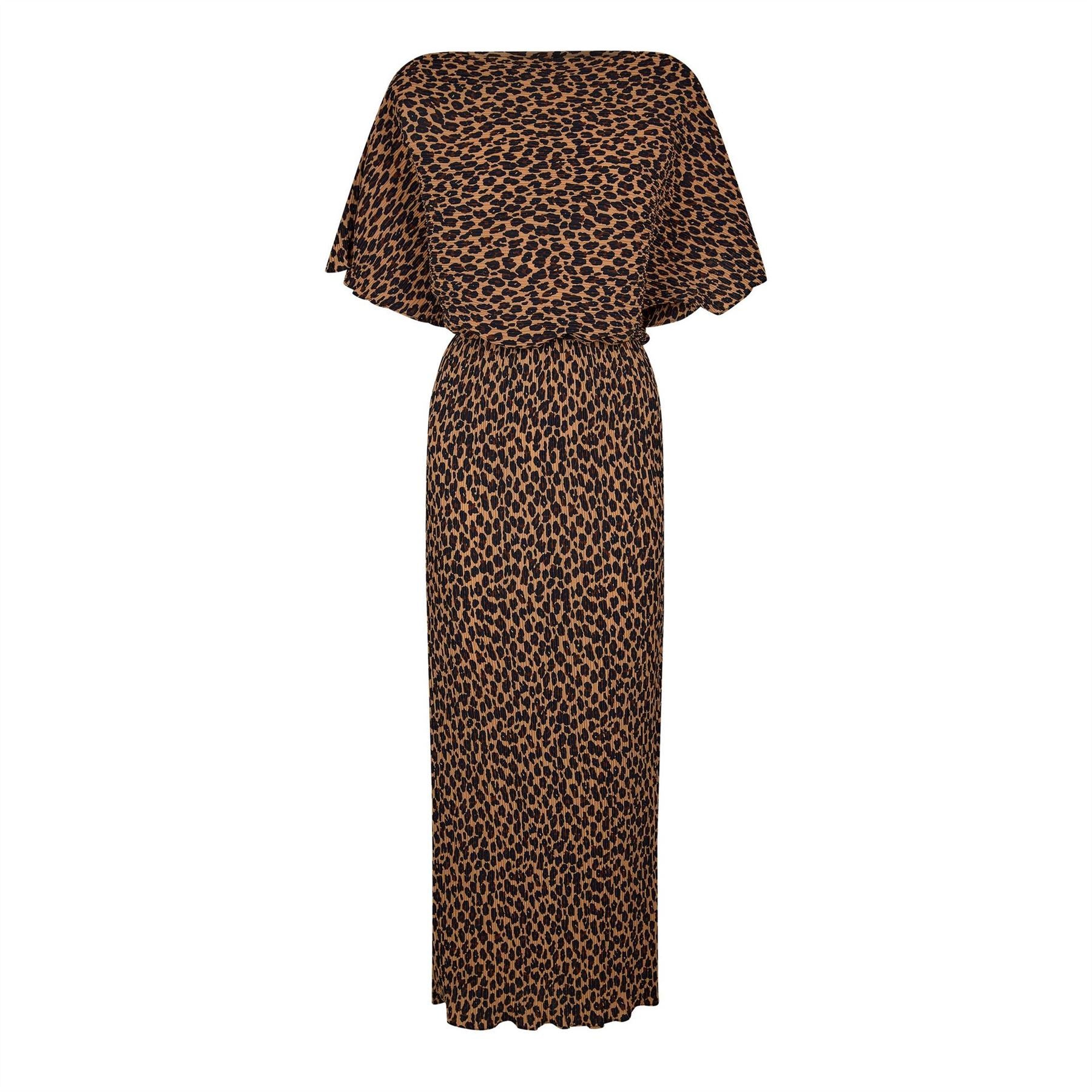 Never Fully Dressed Tilly Boat Neck Short Sleeve Maxi Dress
