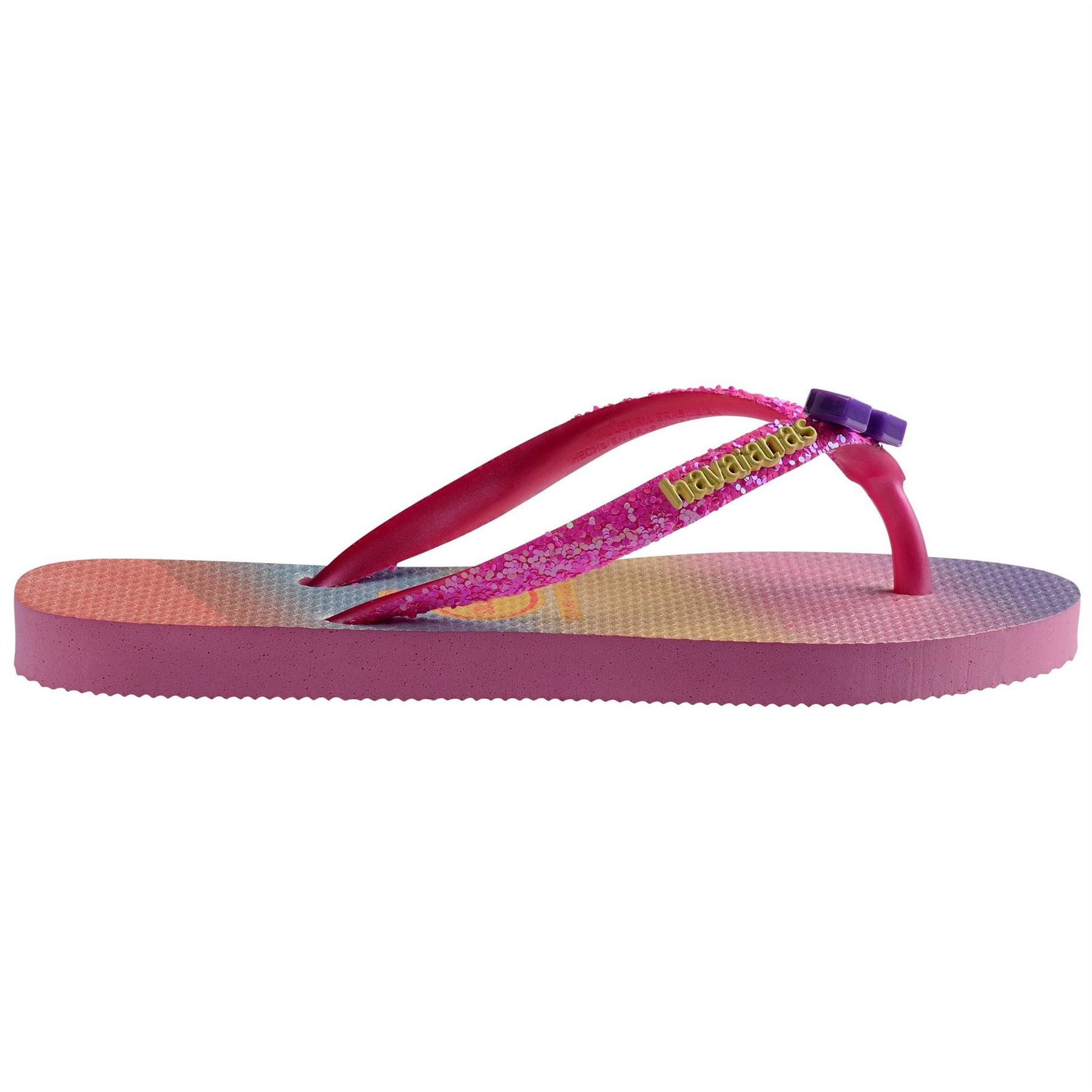 Havaianas Kids Slim Glitter Pink Flip Flops