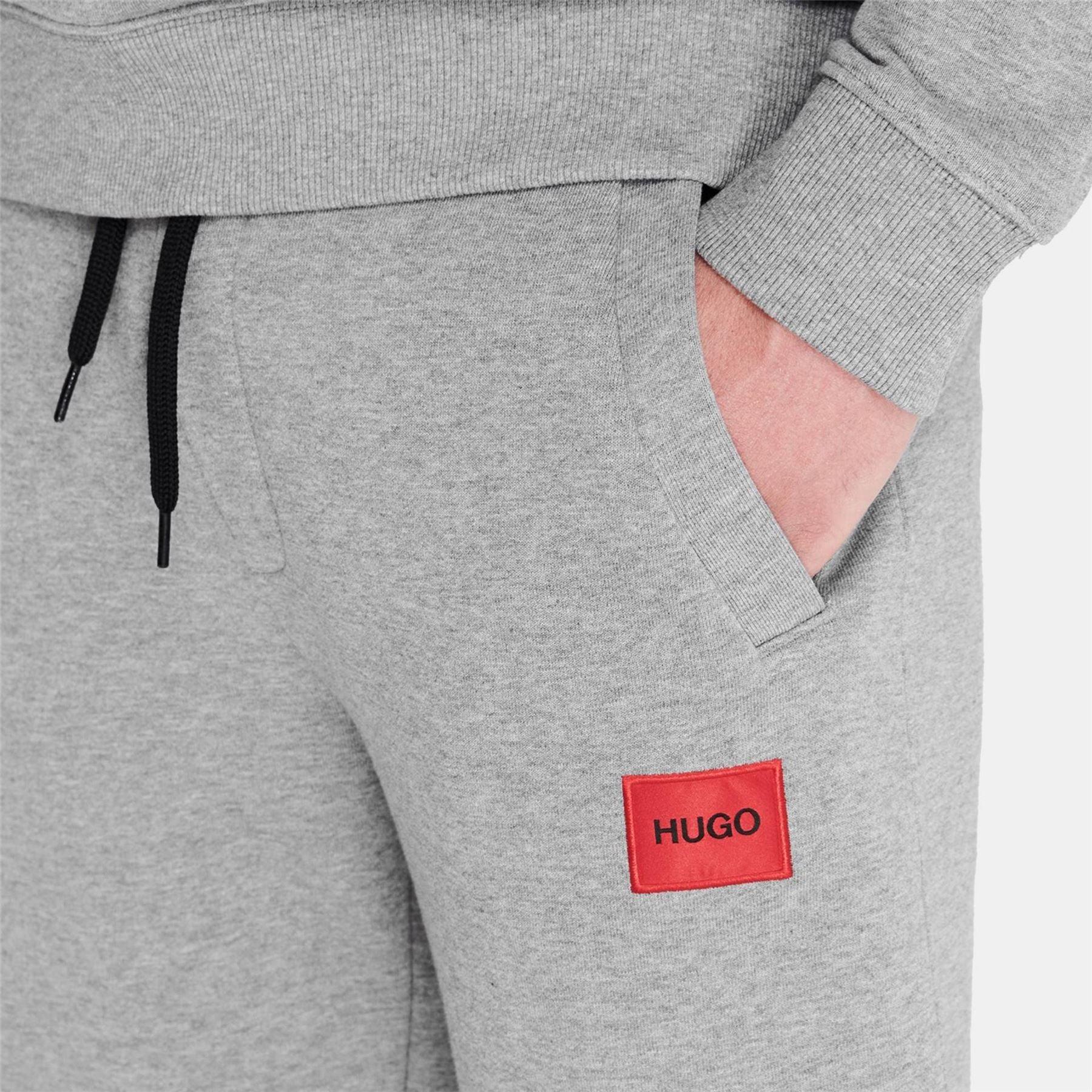Hugo HUGO Doak Closed Hem Jogging Bottoms with Logo Detail