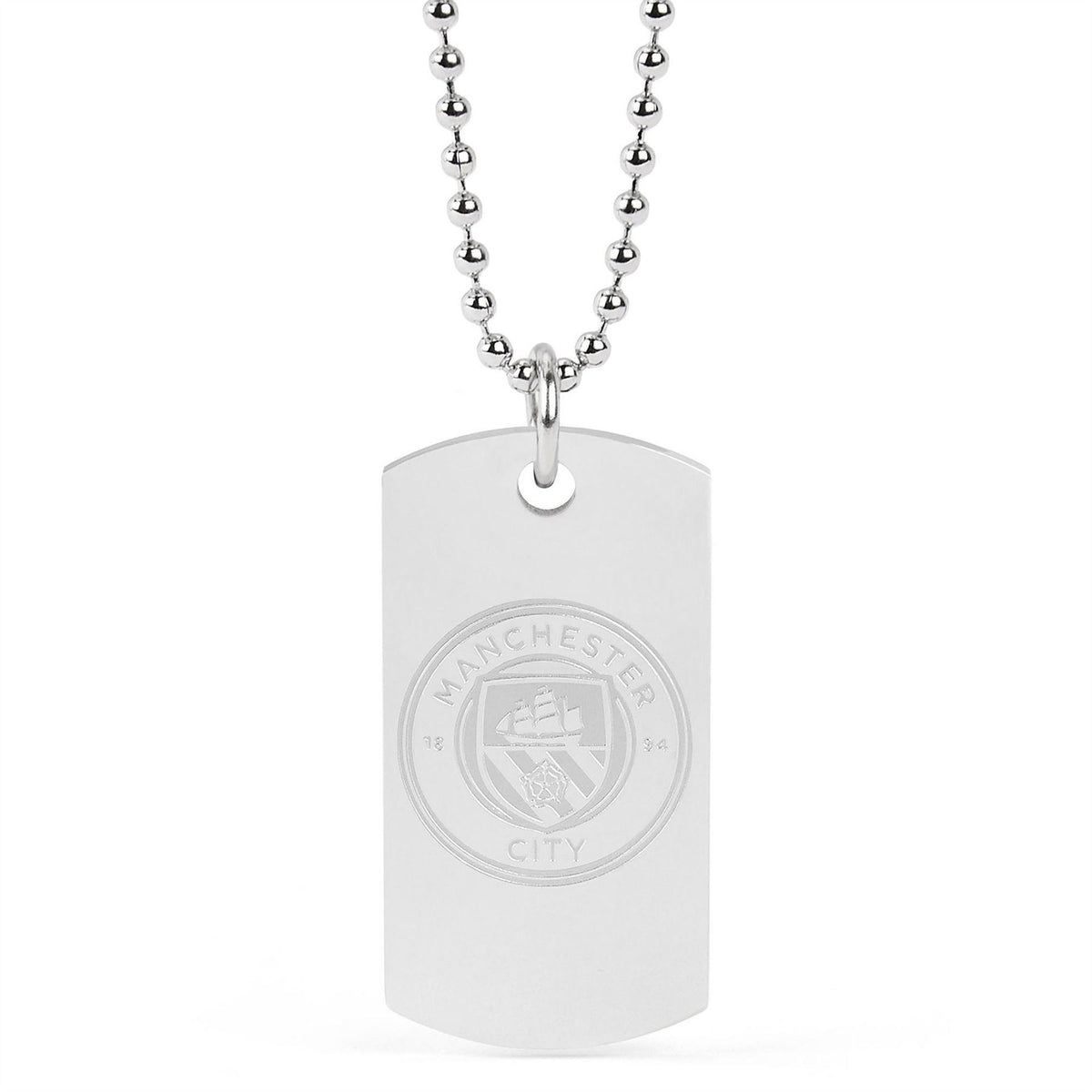 Team Officially Licensed Stainless Steel Dog Tag And Ball Chain