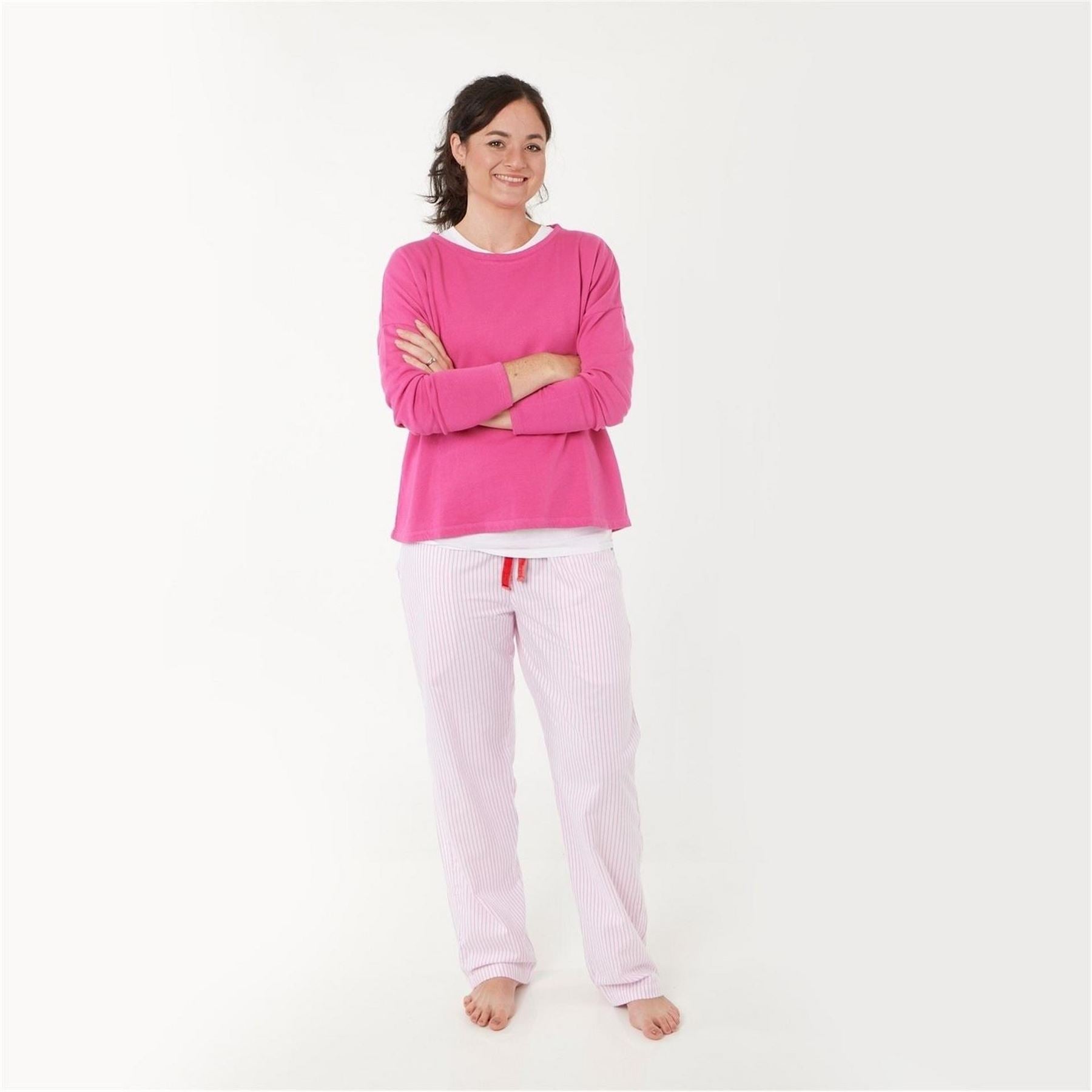Loungers Ladies Organic Brushed Cotton Lounge Trousers