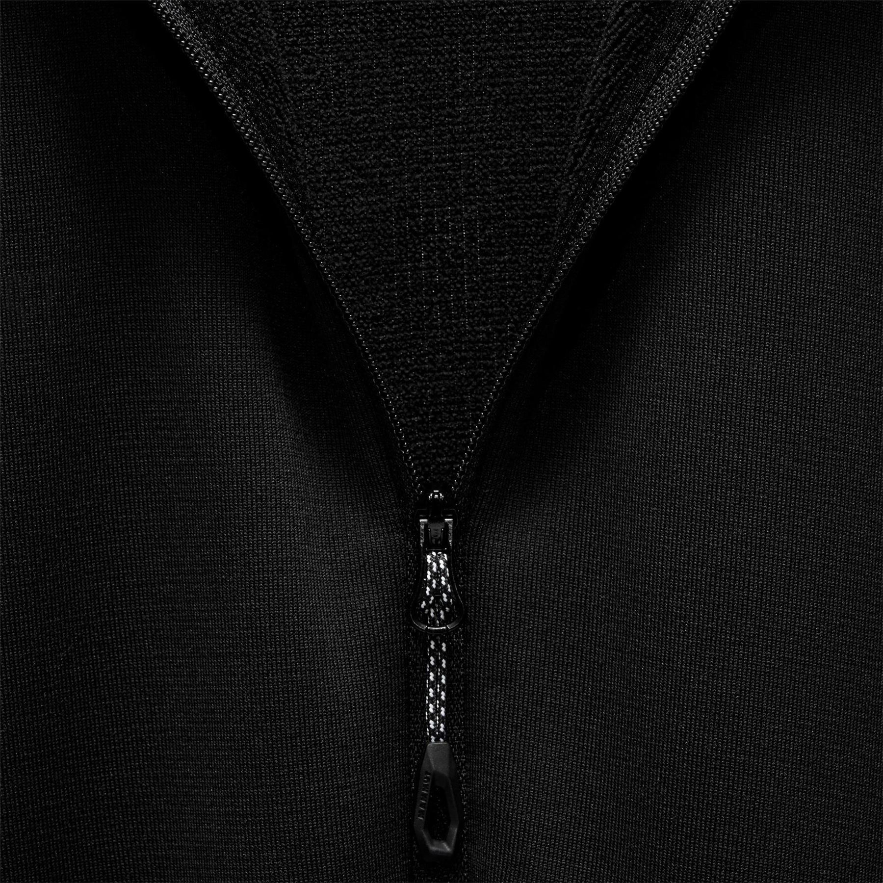 Mammut Aconc Solid Patterned Full Zipper Ribbed Cuff Jacket