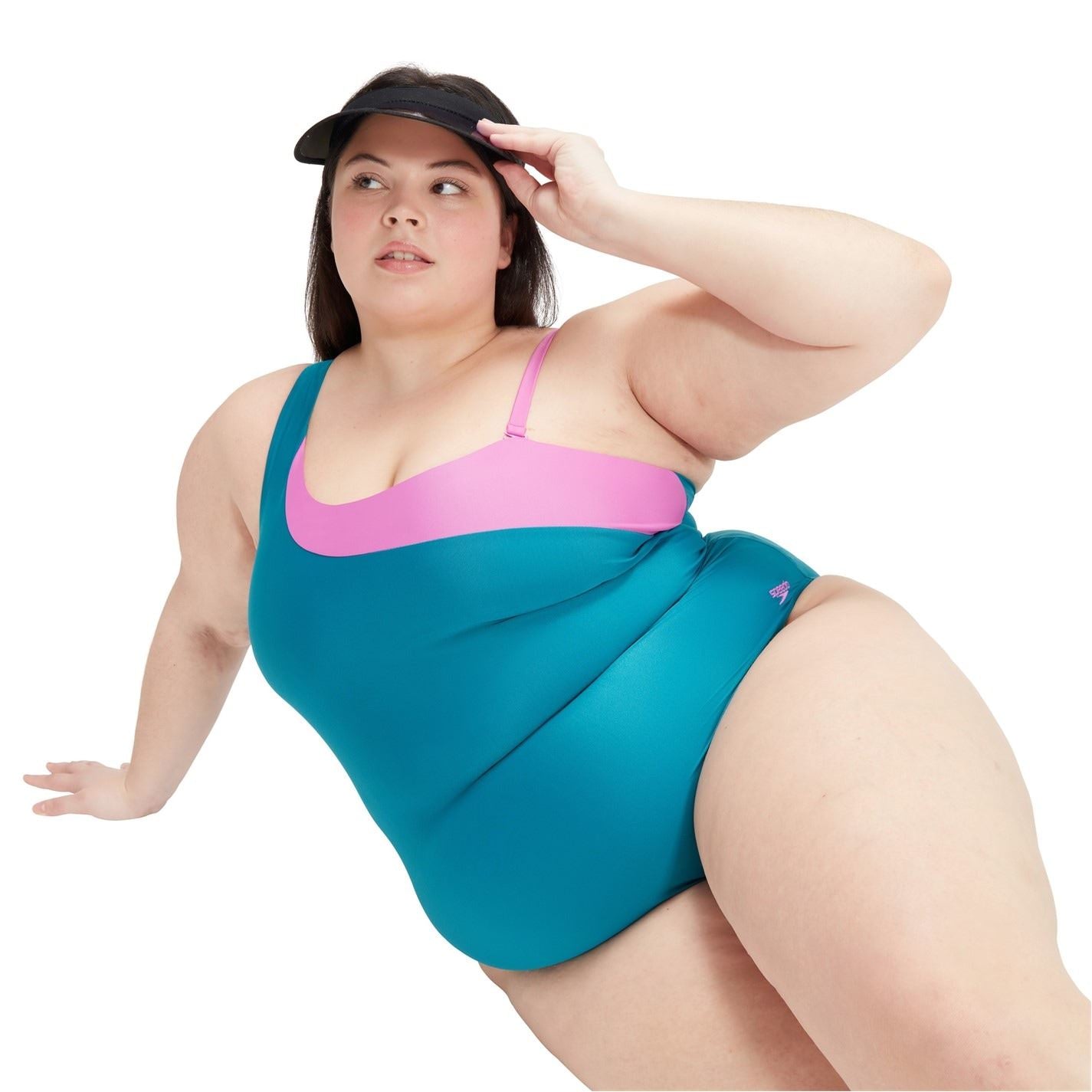 Speedo Aysmmetric Slider One Piece Swimsuit