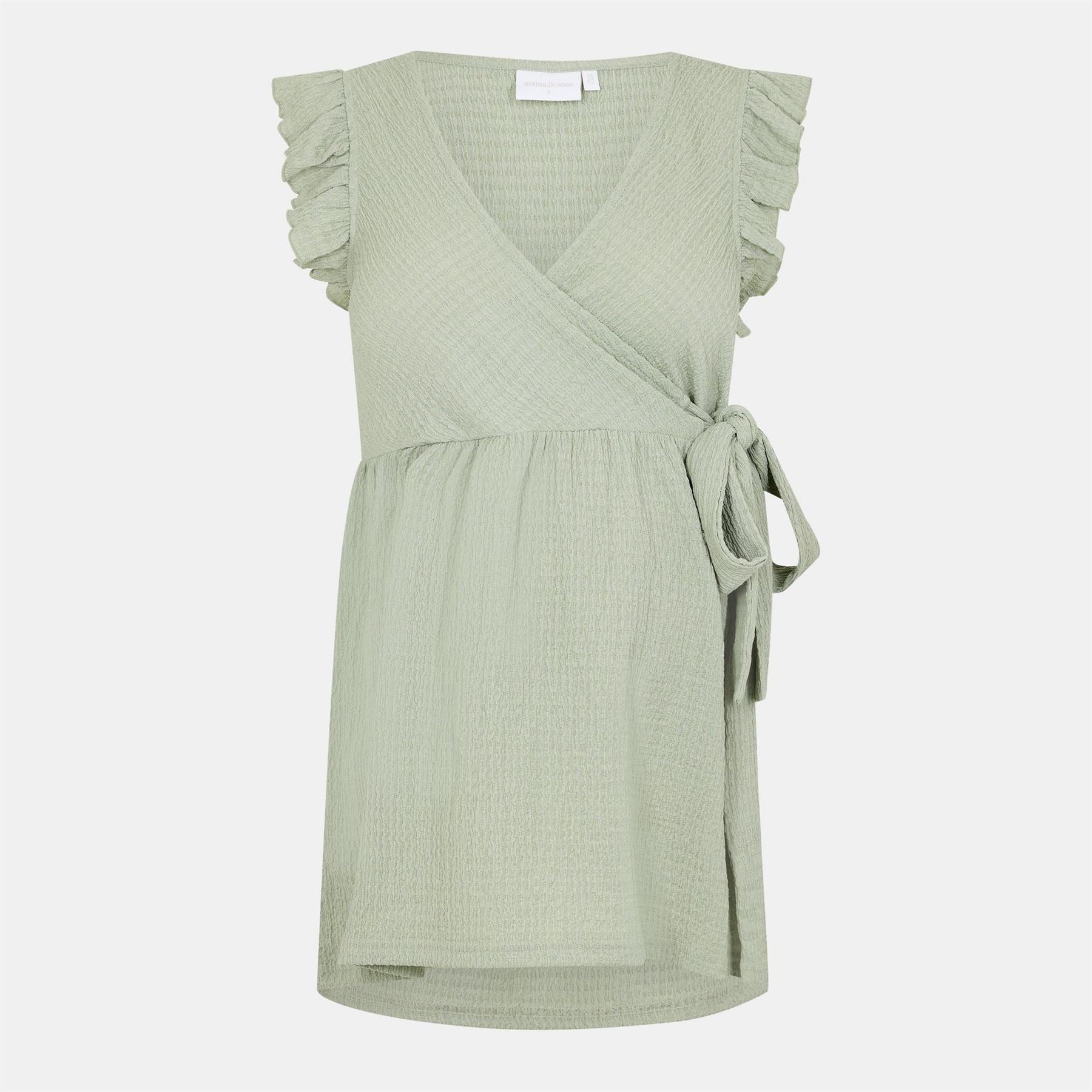 Mamalicious Relaxed Fit V-Neck Long Sleeve Blouse