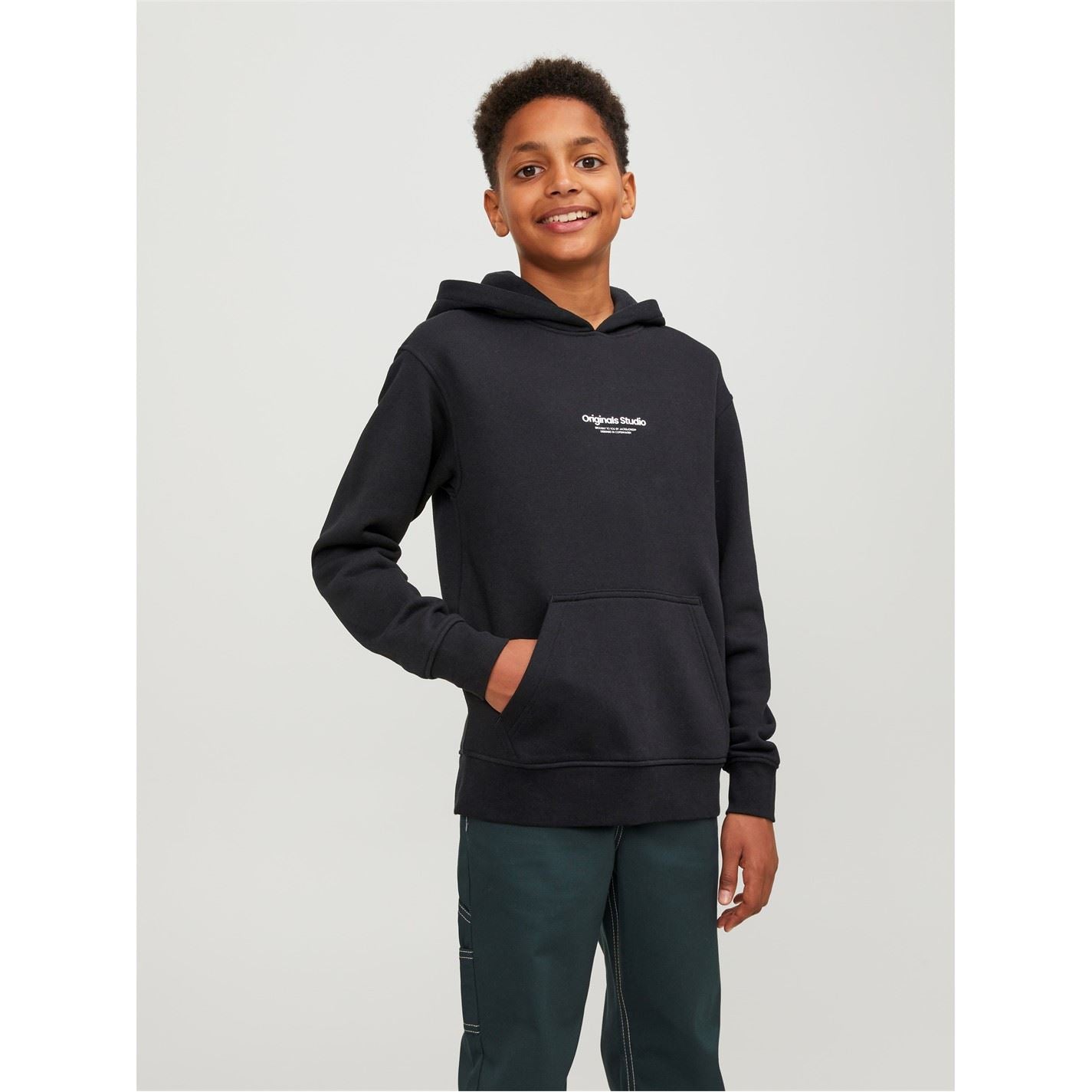 Jack and Jones Regular Fit Hooded Neck Long Sleeve Sweatshirt