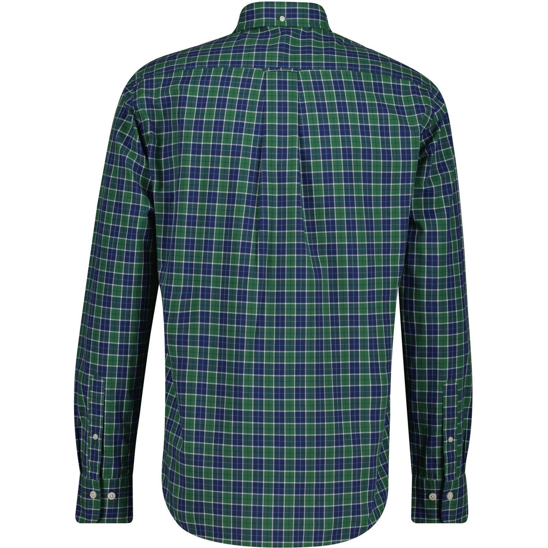 Gant Classic Check Button Down Collar Long Sleeve Shirt