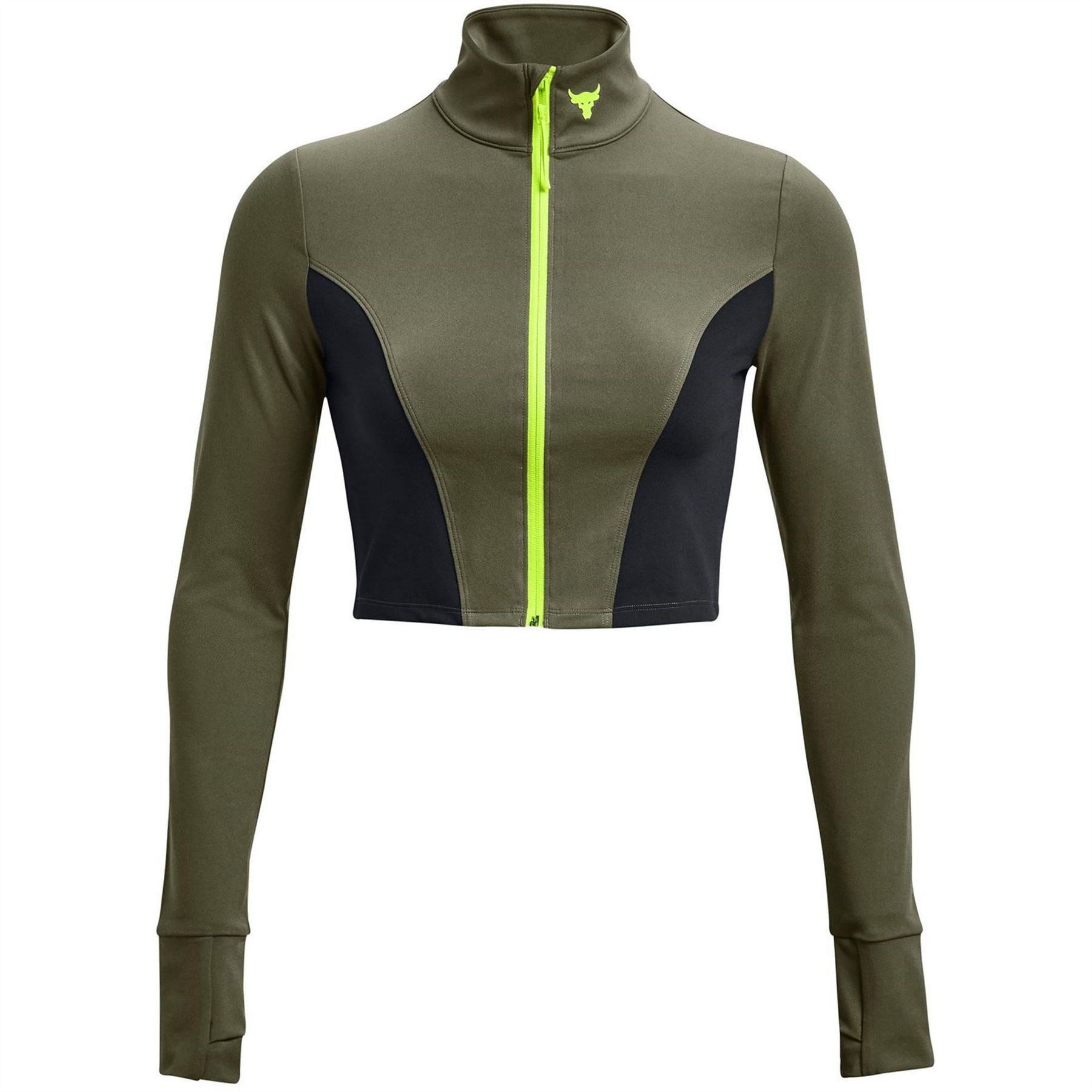 Under Armour Letsgo Cropped Mock Neck Slim Fit Sweatshirt