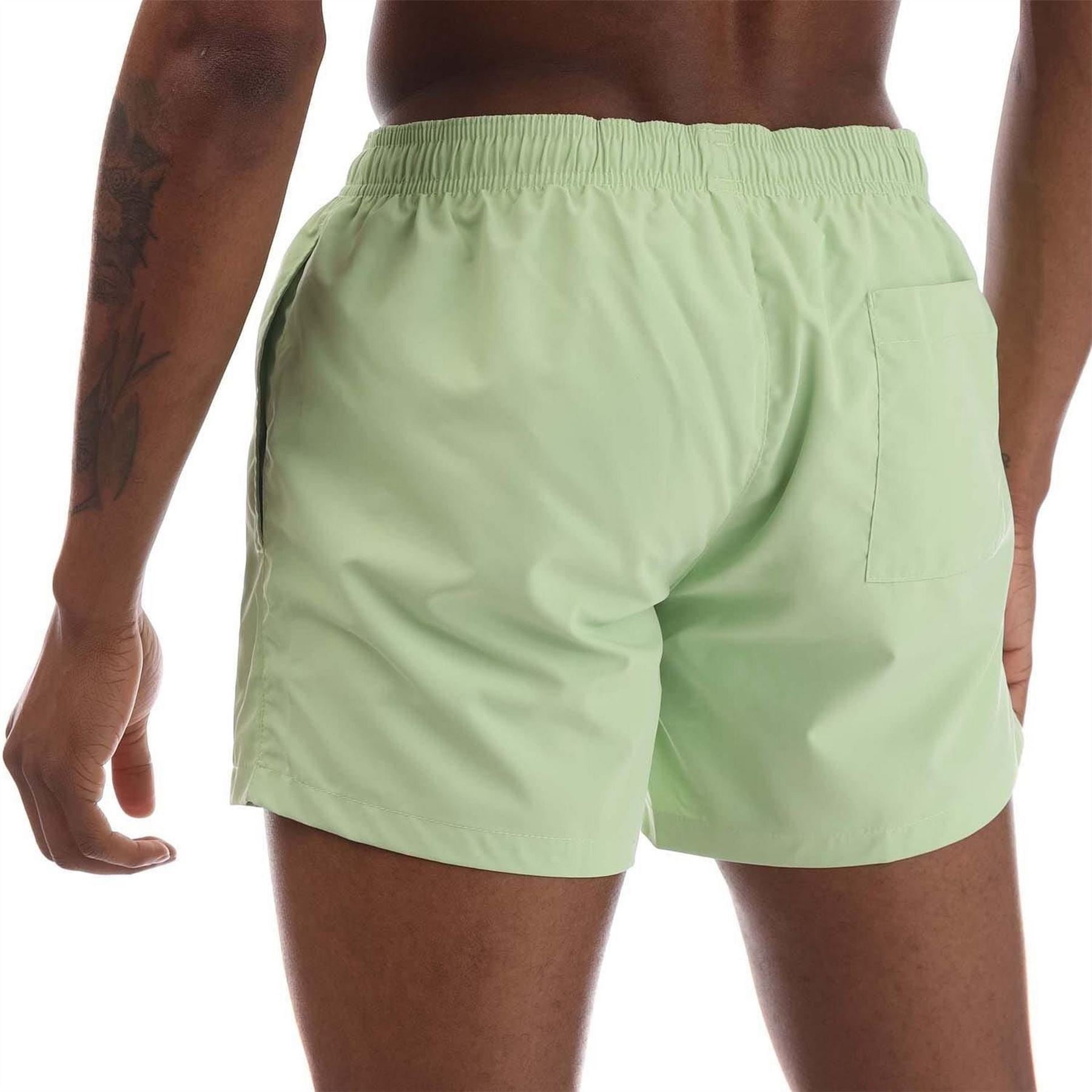 Hugo Logo Print Swim Shorts