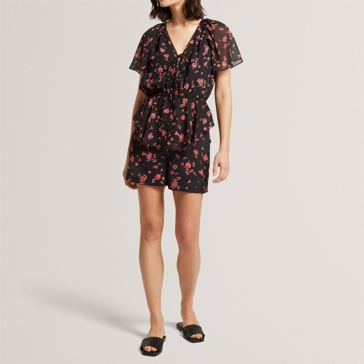 Ted Baker Satin Printed Shorts