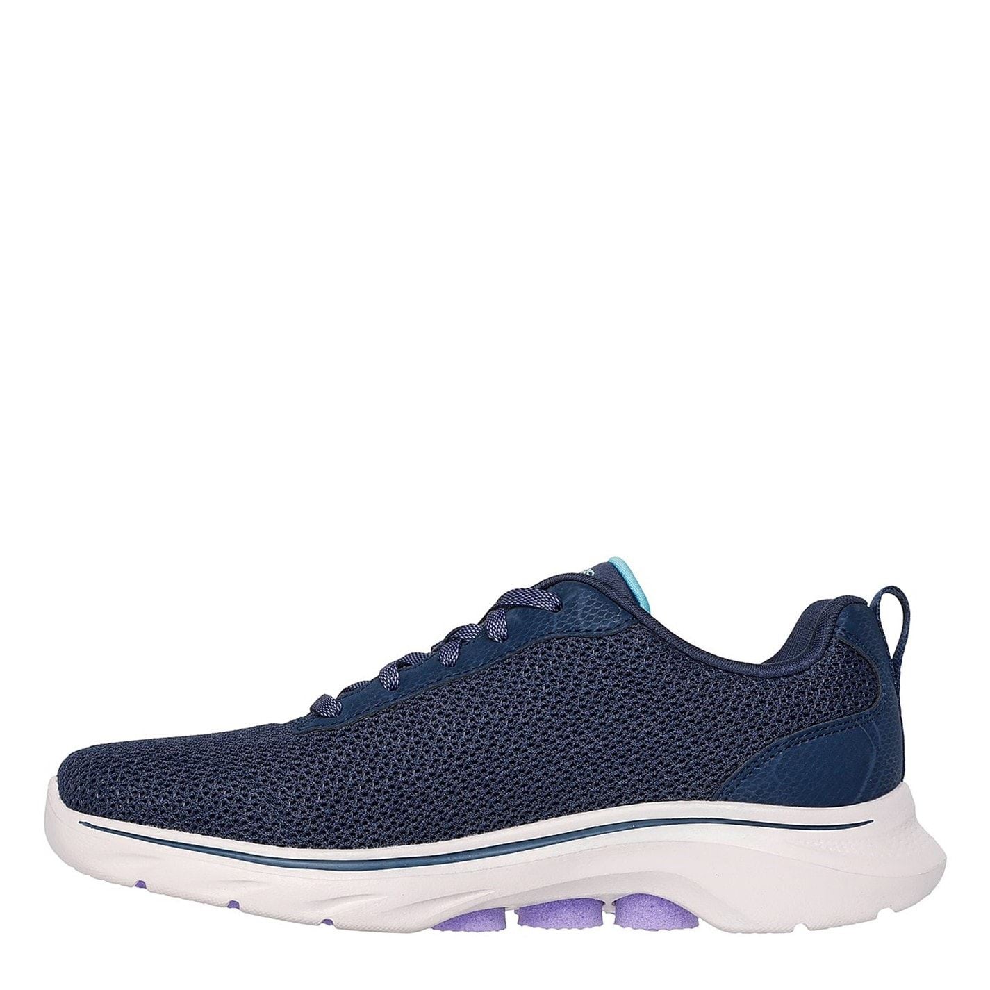 Skechers Womens Athletic Mesh Lace Up Slip On Runners