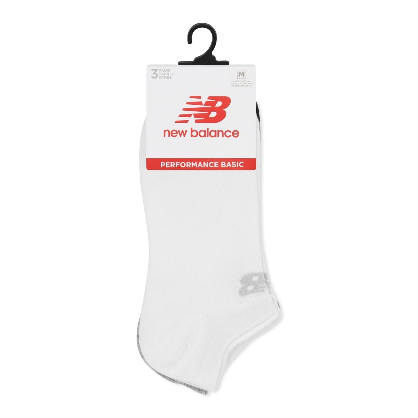 New Balance 3 Pack No Show Socks