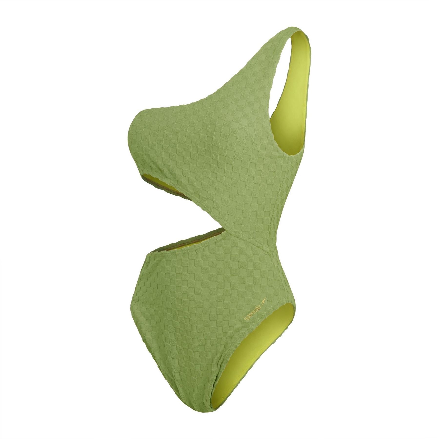 Speedo Ty C Out Textured Checkerboard Swimsuit