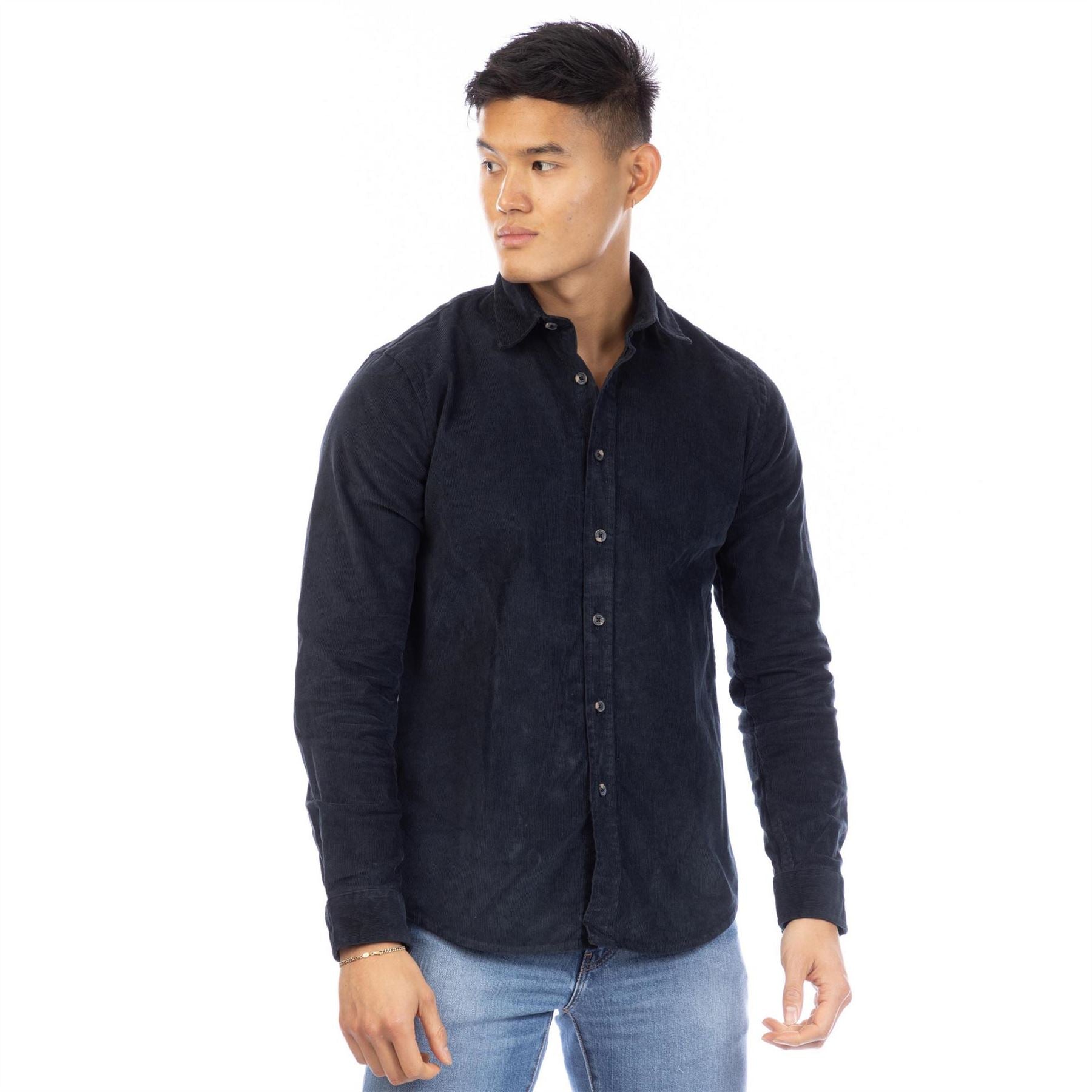 Peter Werth Collared Neck Long Sleeve Regular Fit Shirt