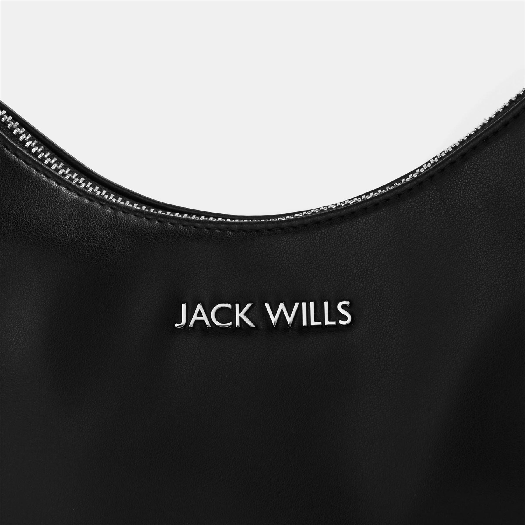 Jack Wills Structured Hobo Handbag with Detachable Strap
