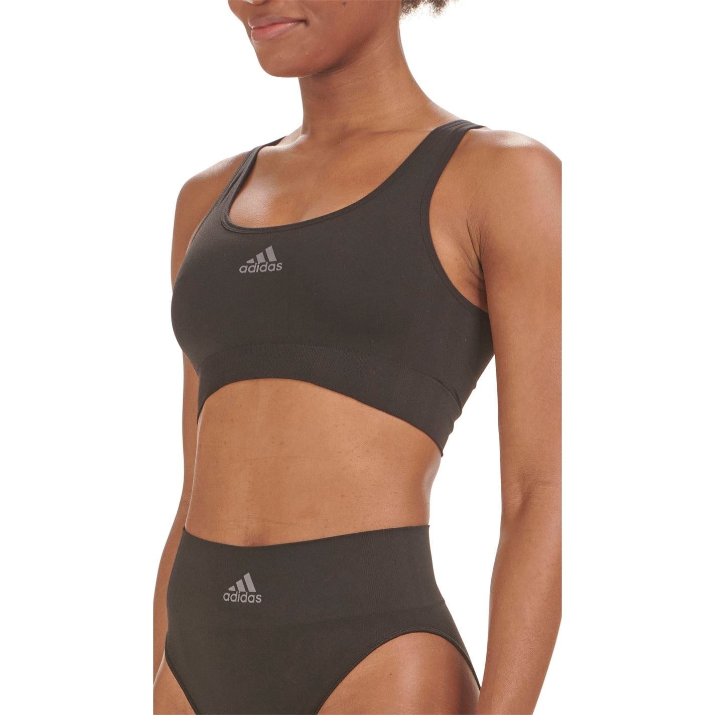 adidas Sport Active Seamless Micro Stretch Scoop Lounge Bra