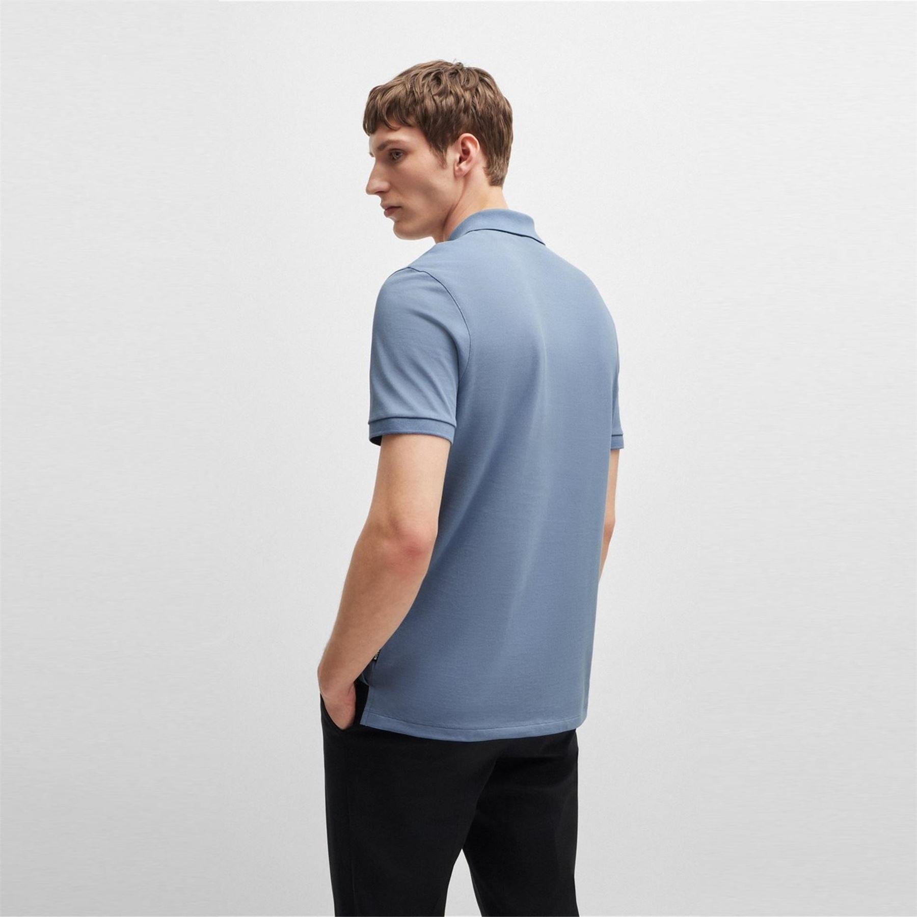 Boss Pallas Cotton Short Sleeve Polo Shirt