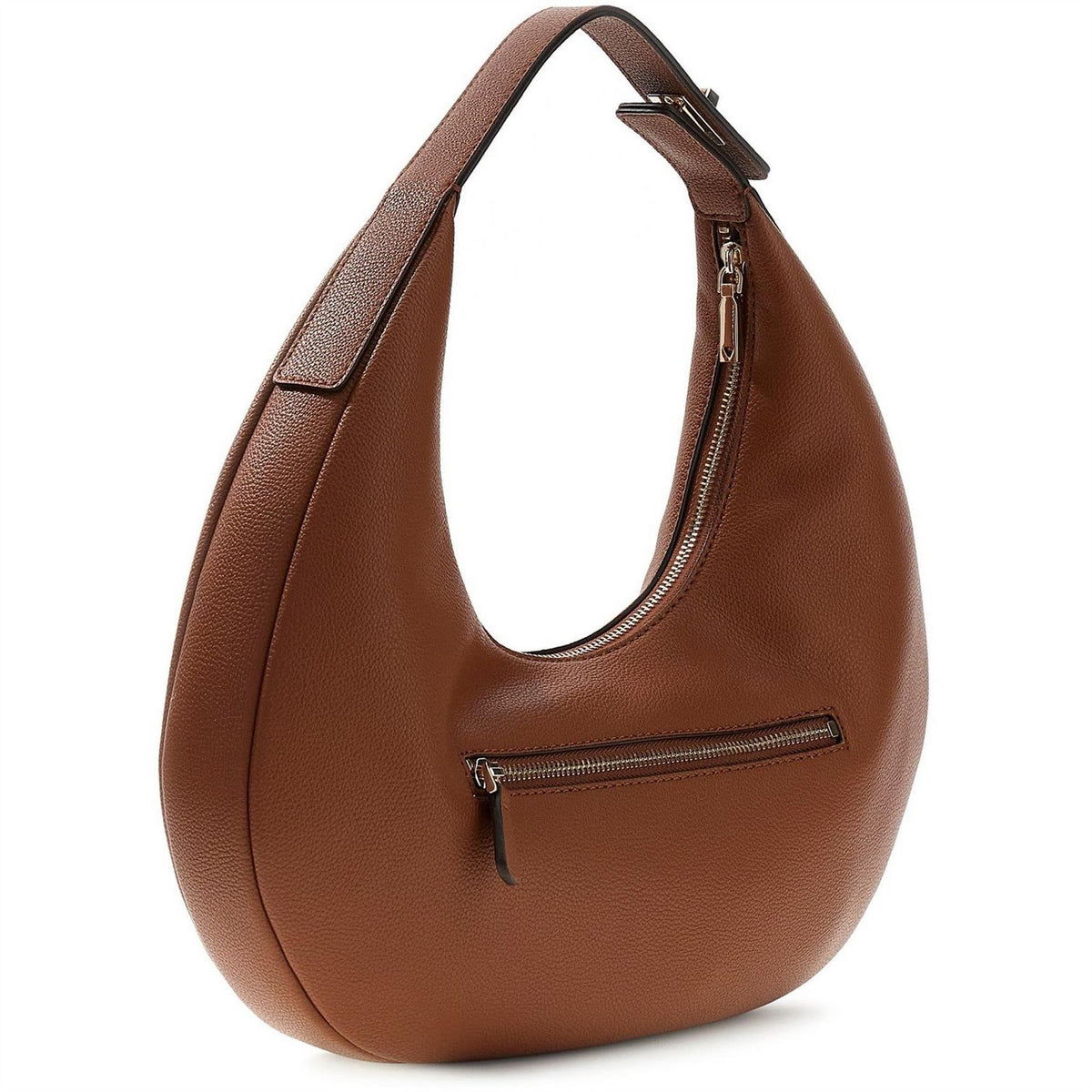 Guess Evie Crescent Shape Hobo Bag with Silver Tone Hardware