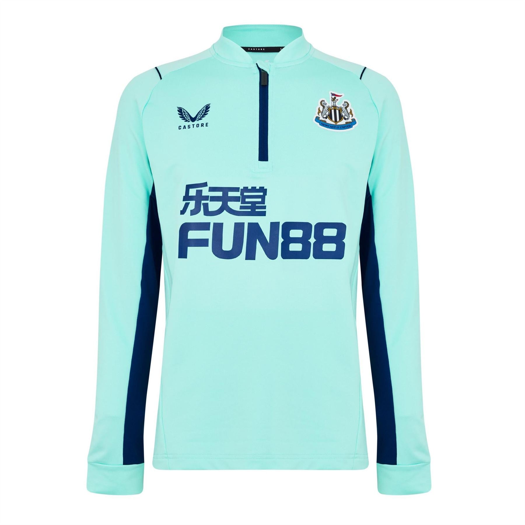 Castore Mens Newcastle United Fc Quarter Zip Drill Top