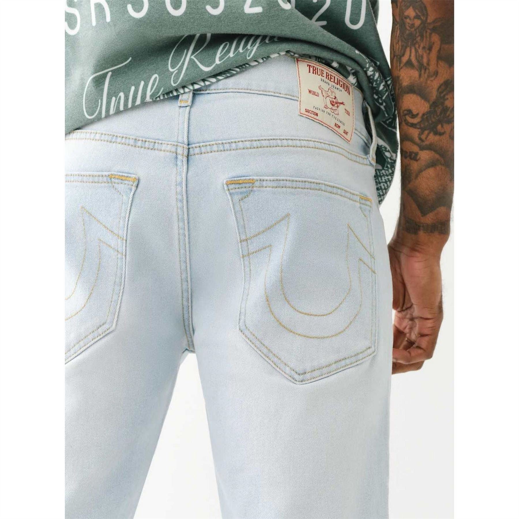 True Religion Single Seam Straight Fit Jeans
