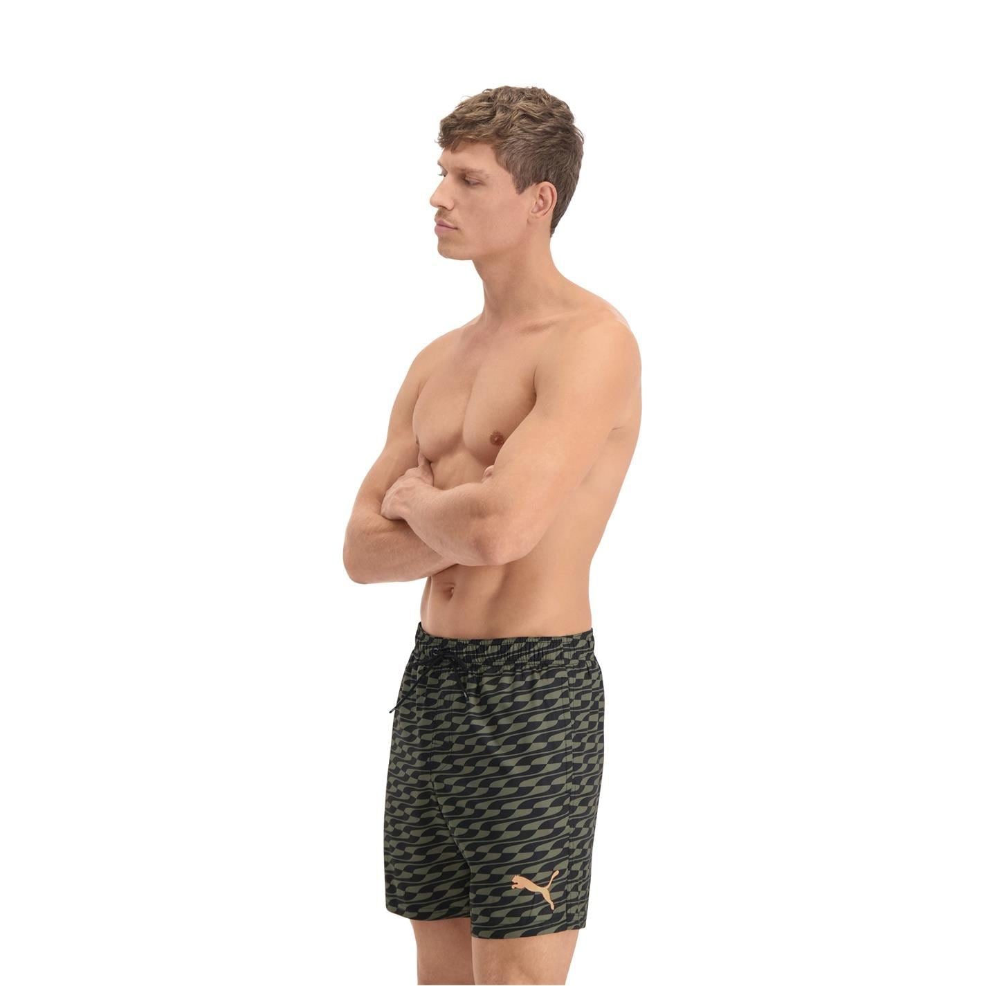 Puma Formstrip Wave Patterned Swim Short