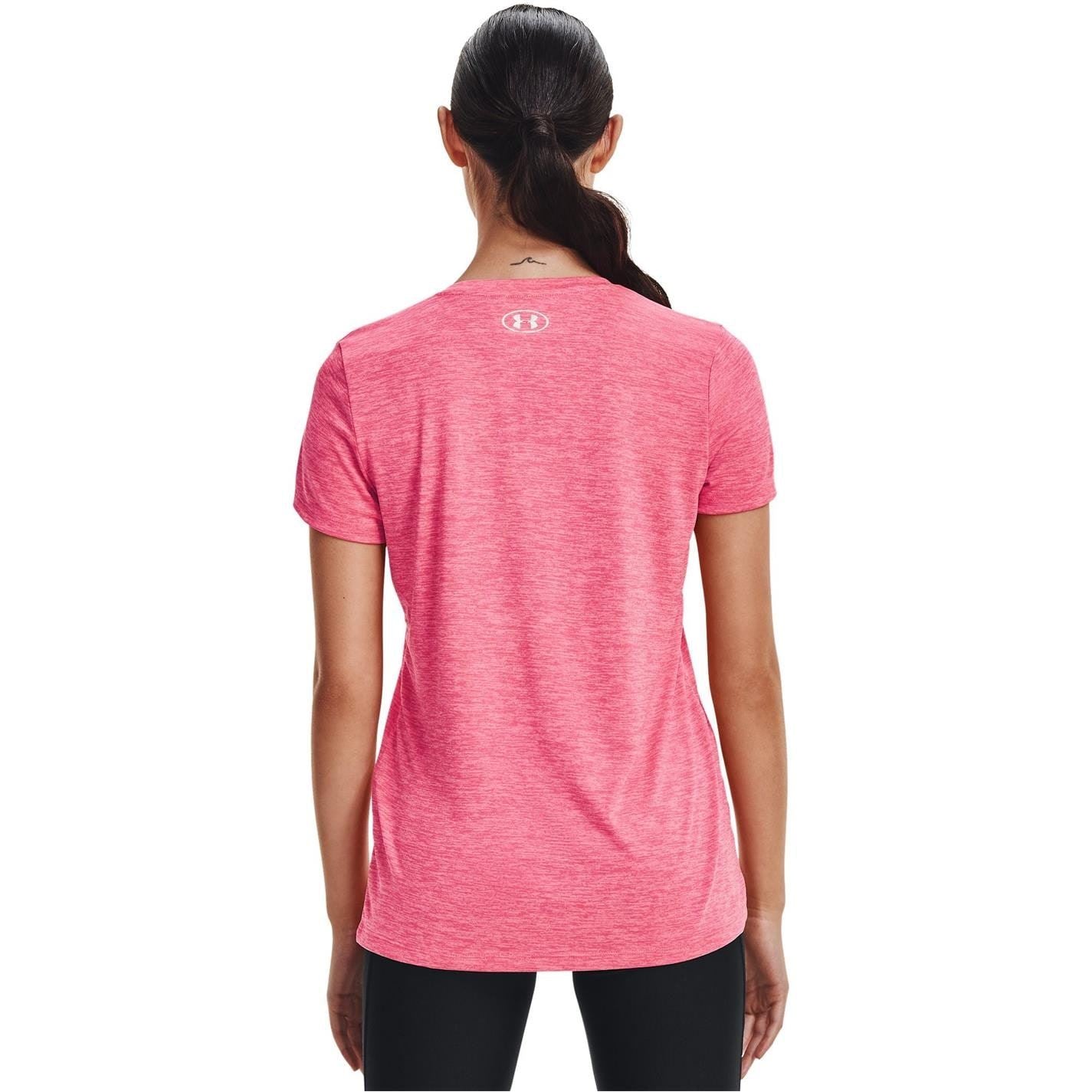 Under Armour Womens Armour Tech™ Twist V Neck Short Sleeve
