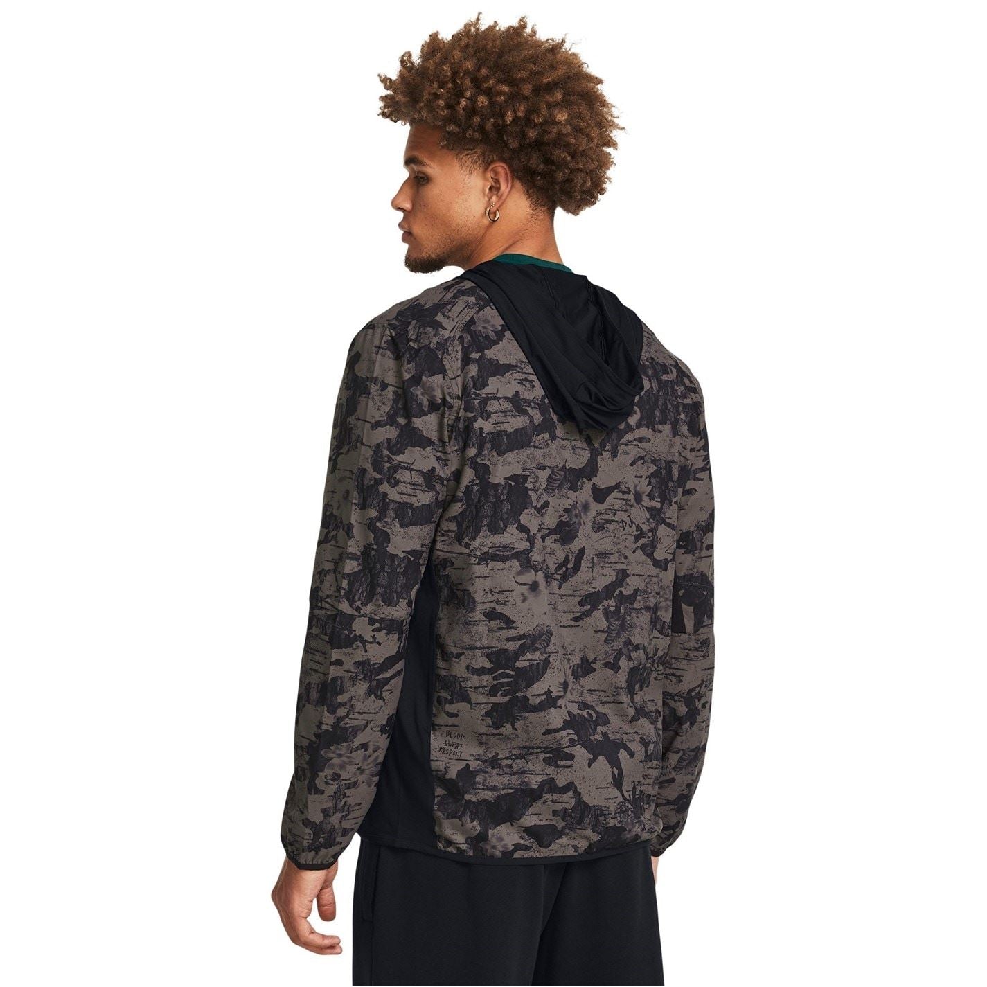 Under Armour Mens Armour Pjt Rck Iso Tide Hybrid Jacket Hoody