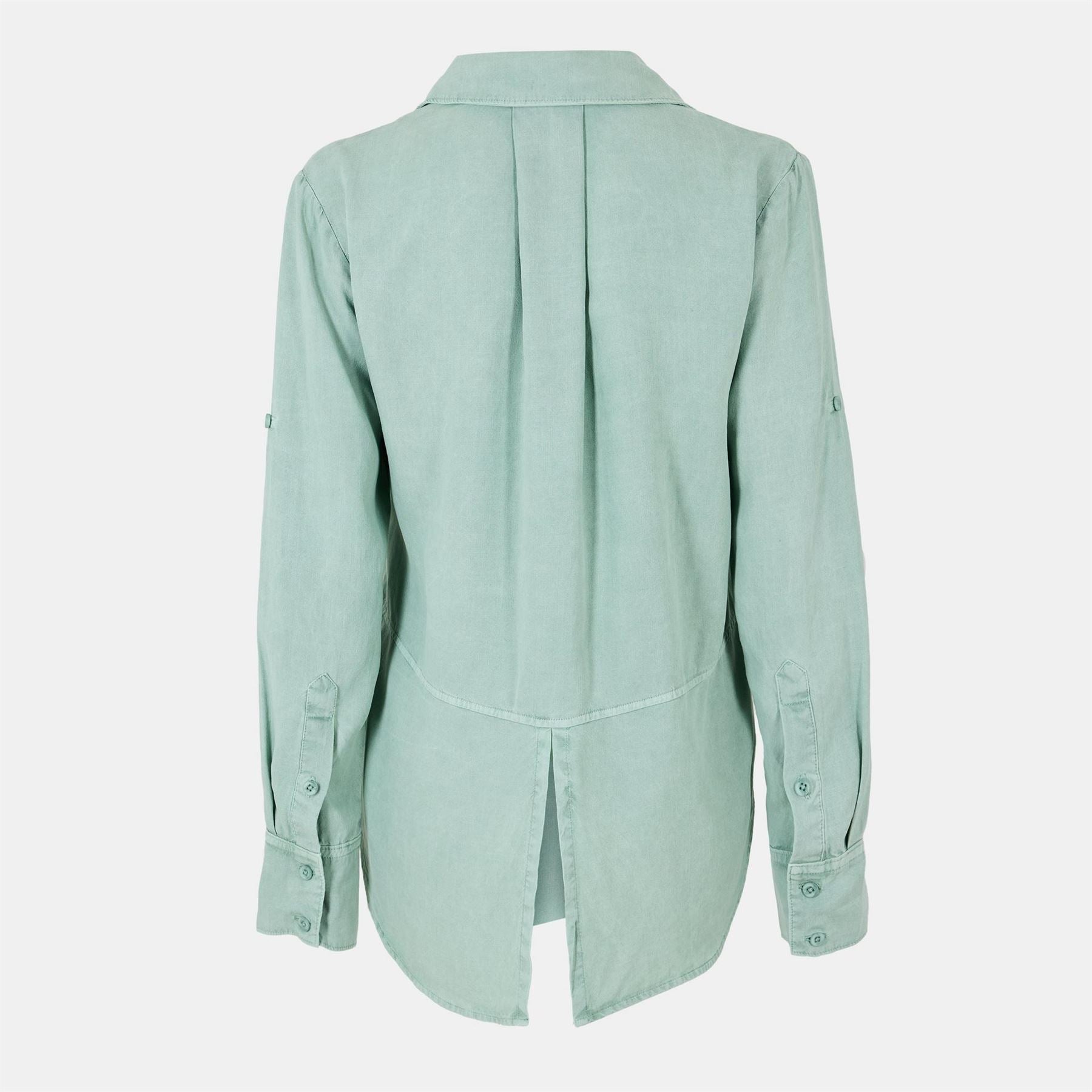 Bella Dahl Back Slit Relaxed Fit Three Quarter Sleeve Shirt