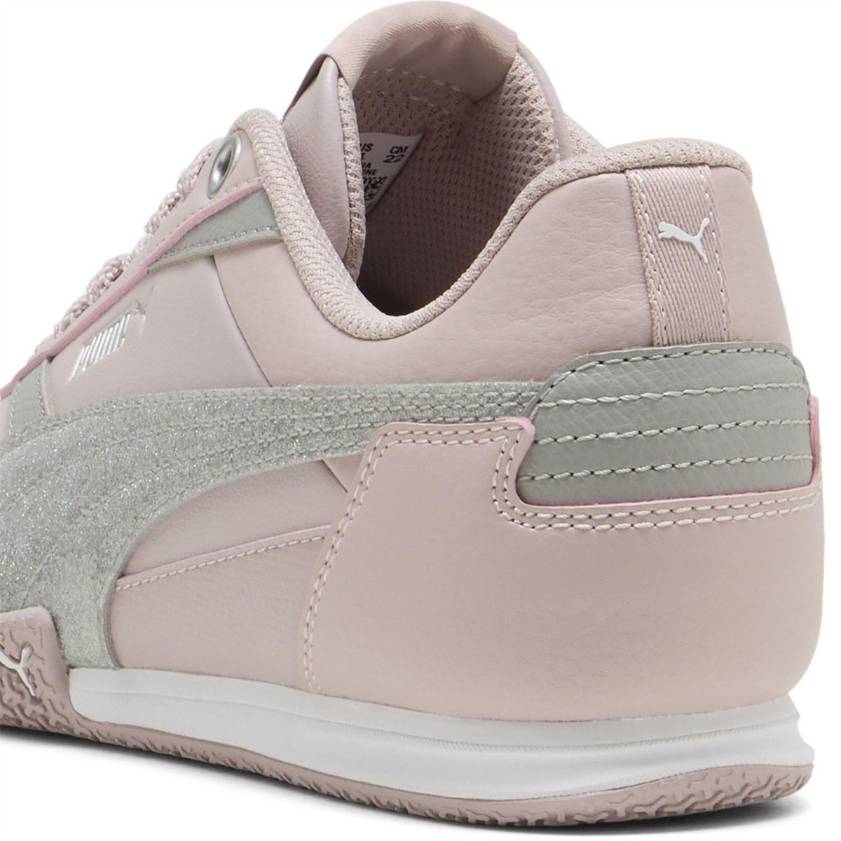 Puma Bella D Glitter Canvas Low Top Sneakers