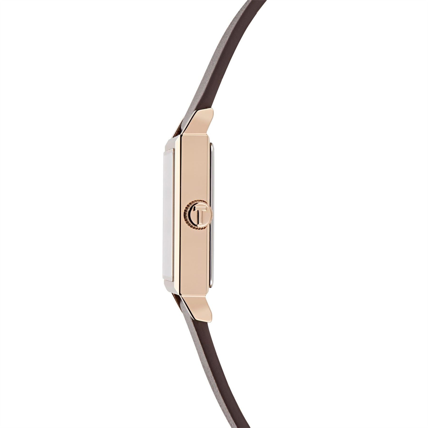 Ted Baker Jaareth Sn62 Leather Single Wrap Strap Dress Analogue Watch