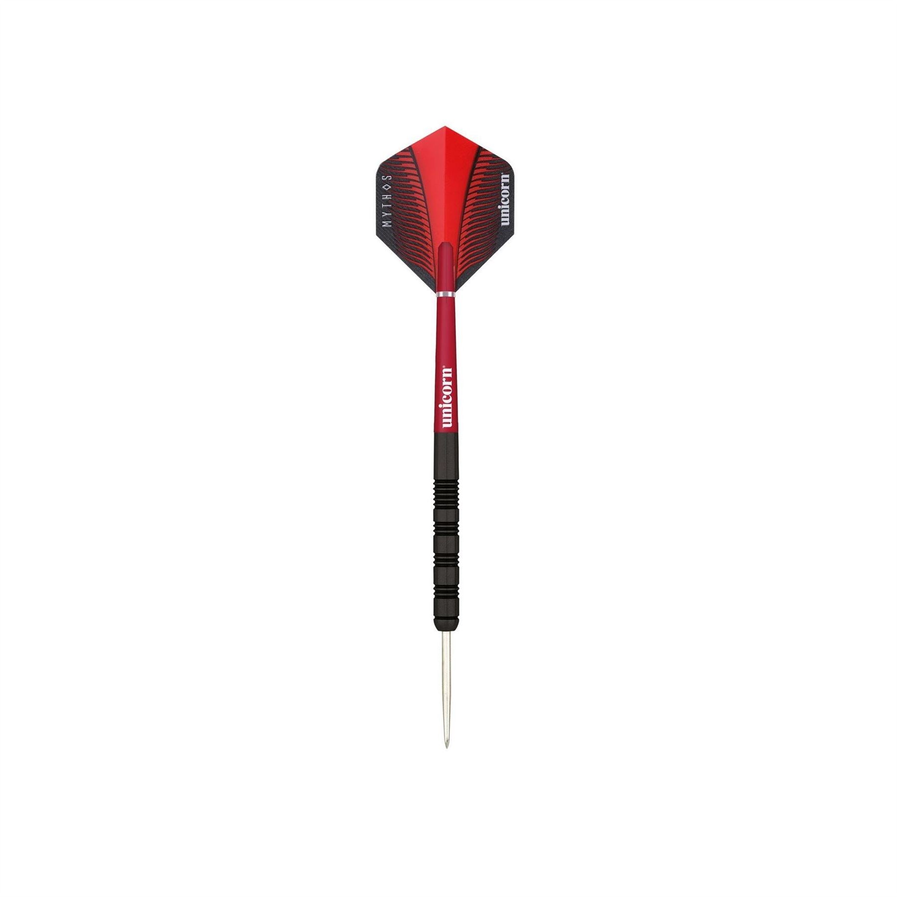 Unicorn Darts Tip Darts Set | Level 4 | James The Machine Wade | Tungsten Barrels With Black And Red Rings