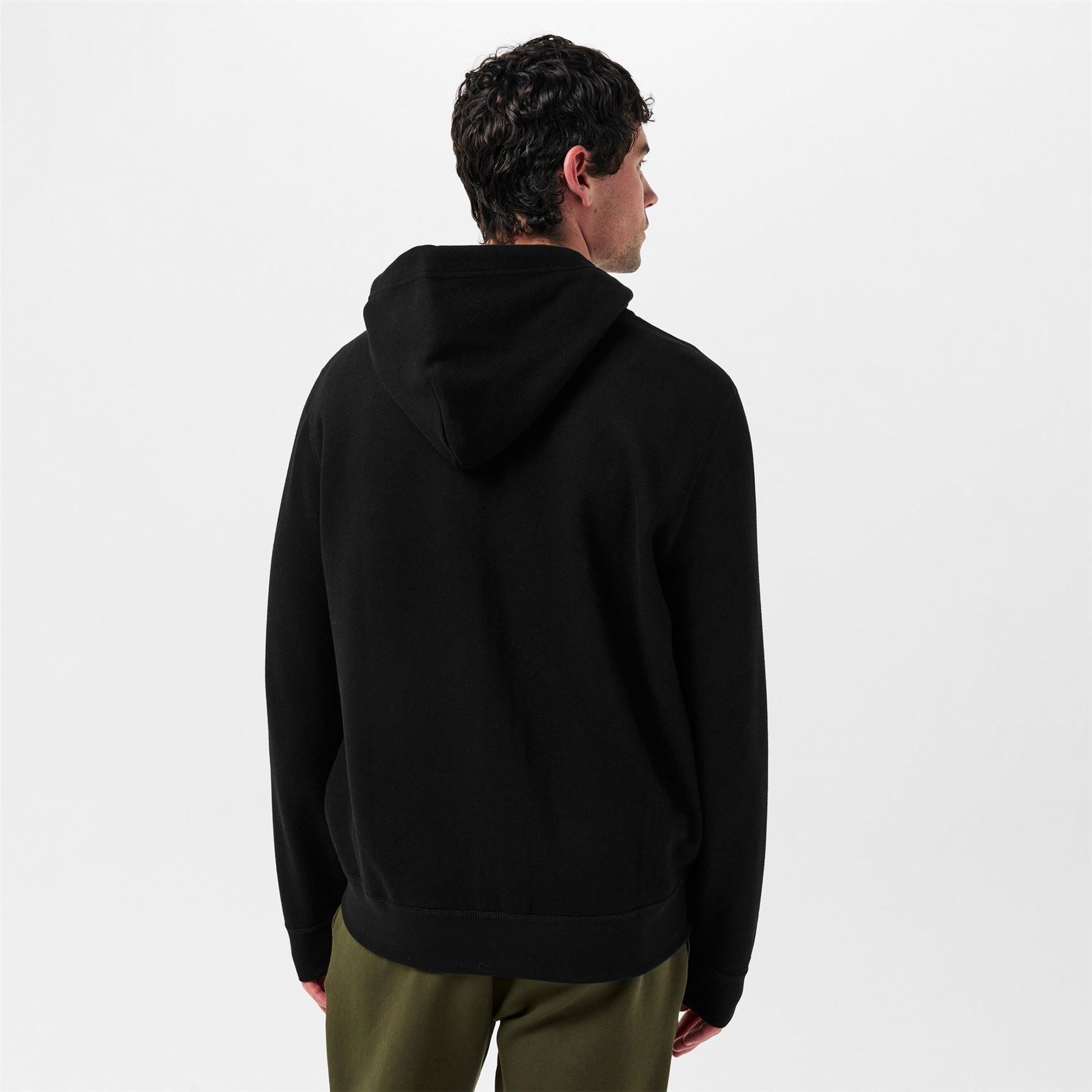 Polo Ralph Lauren Gold Solid Patterned Hooded Neck Ribbed Cuff Sweat Jacket